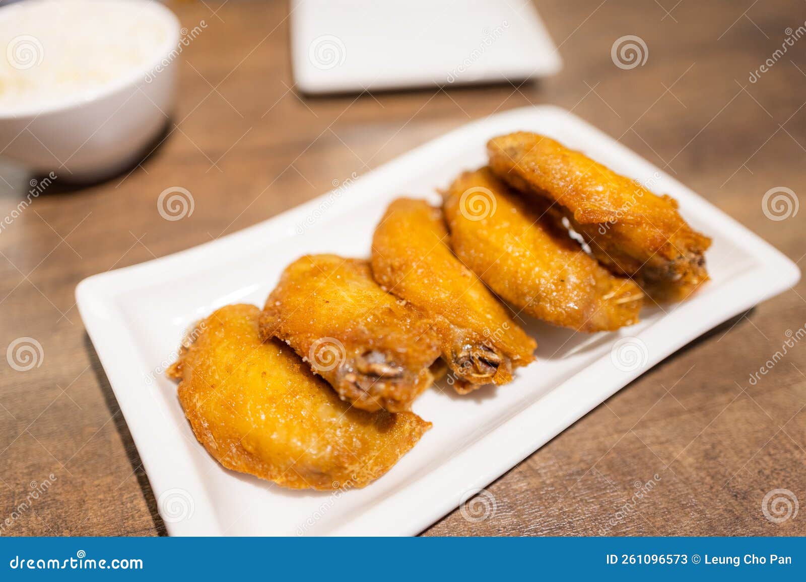 Fry crispy chicken wing stock image. Image of baked 261096573