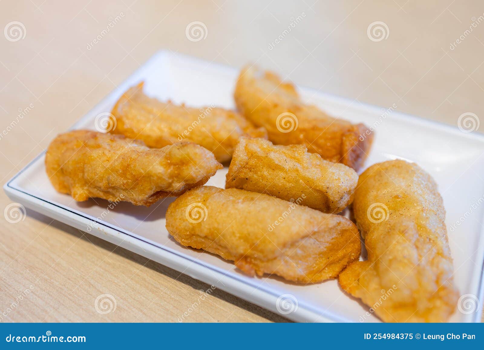 Fry fish roll dish stock image. Image of flour, meal 254984375