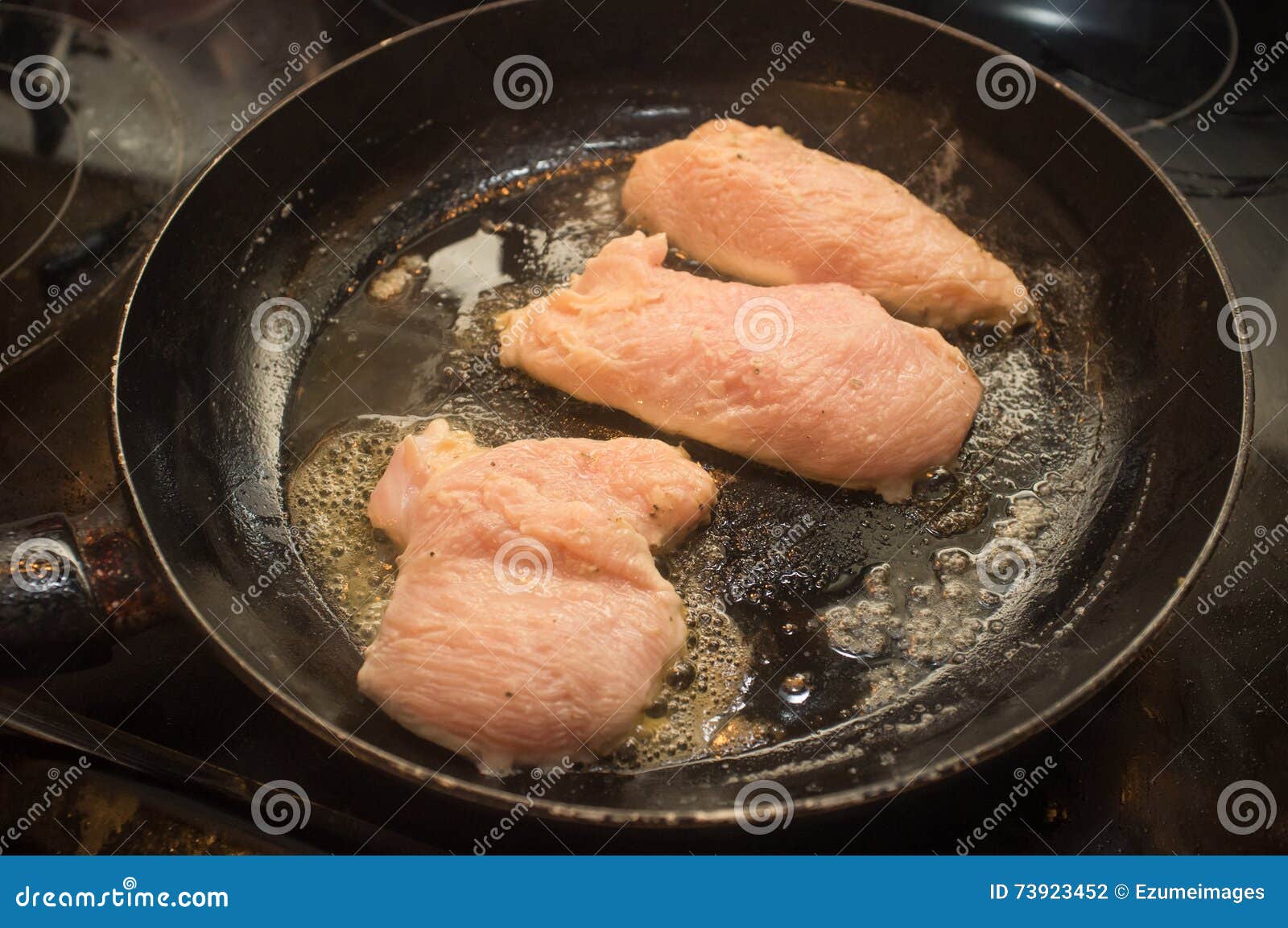 Frying Chicken Breast stock photo. Image of cooking, easy 73923452