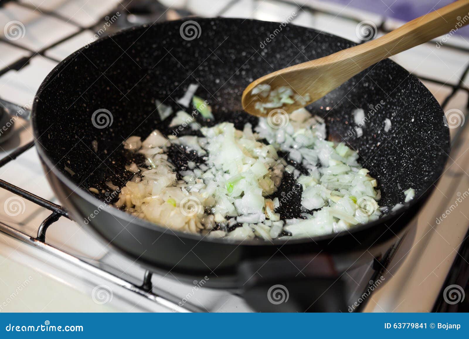 Frying onion stock image. Image of white, healthy, eating 63779841