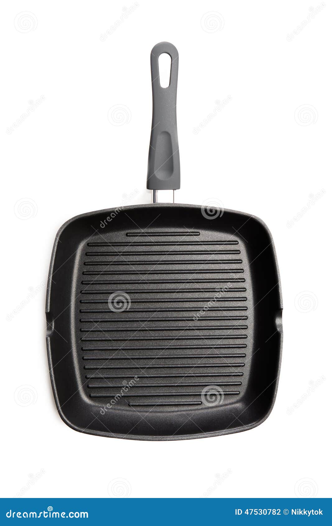 Frying pan for steak stock photo. Image of object, studio 47530782