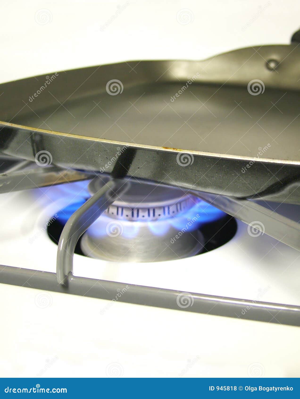 Frying Pan on Stove stock photo. Image of stove, prepare 945818
