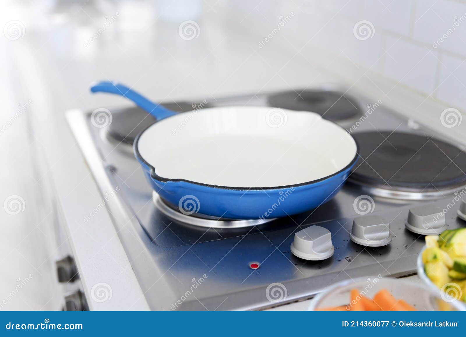 Frying Pan Stove. High Quality and Resolution Beautiful Photo Concept Stock Image Image of
