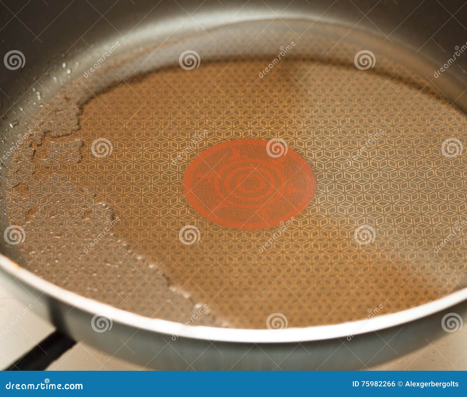 Frying Pan with Vegetable Oil Closeup Stock Photo Image of deep