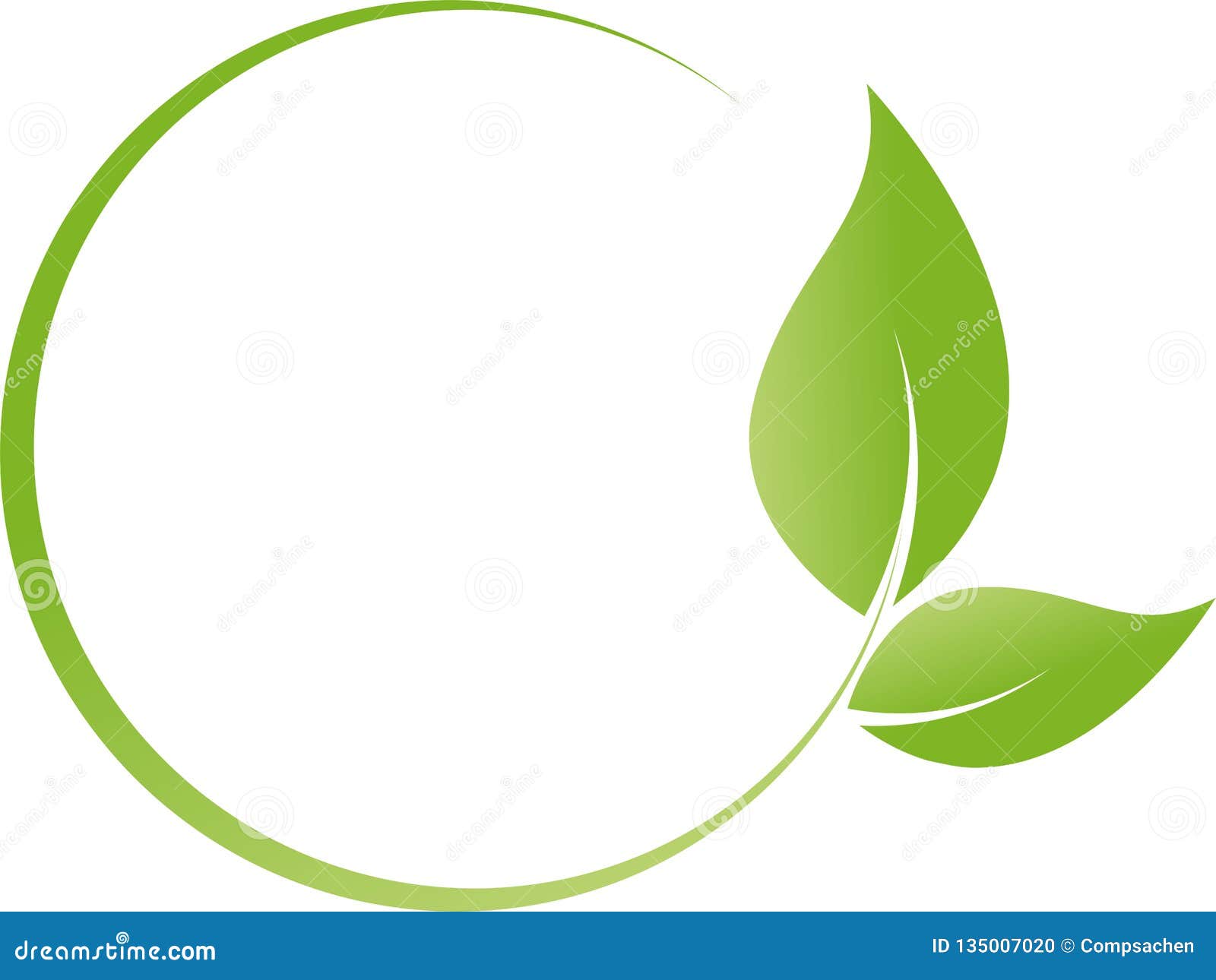 two leaves, plant, spa and naturopaths logo