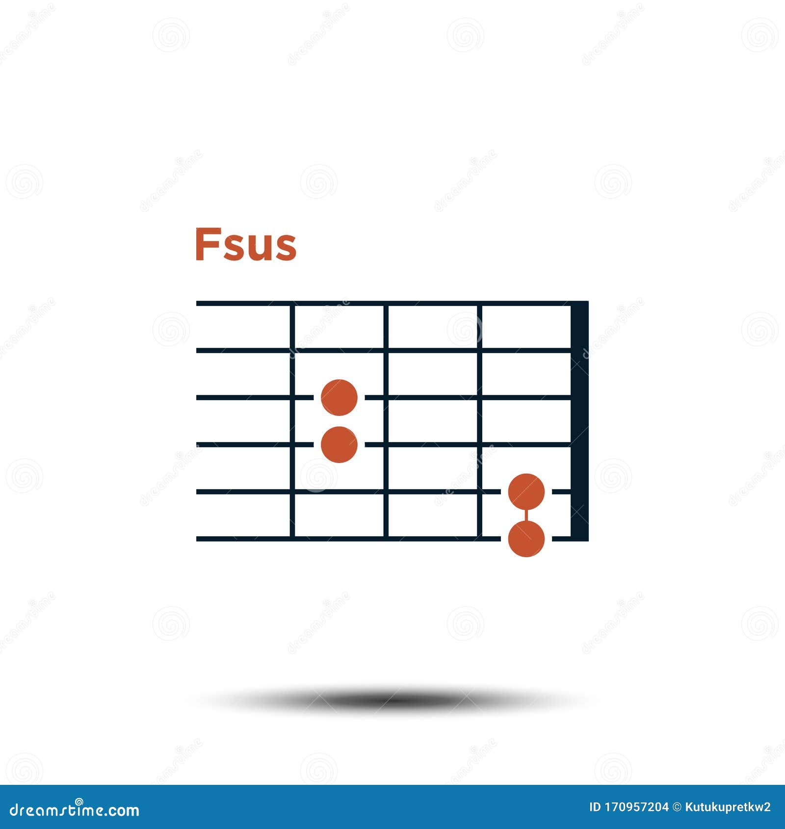 Fsus, Plantilla Vectorial De Icono De Gráfico De Guitarra Básica  Ilustración del Vector - Ilustración de acorde, cadena: 170957204