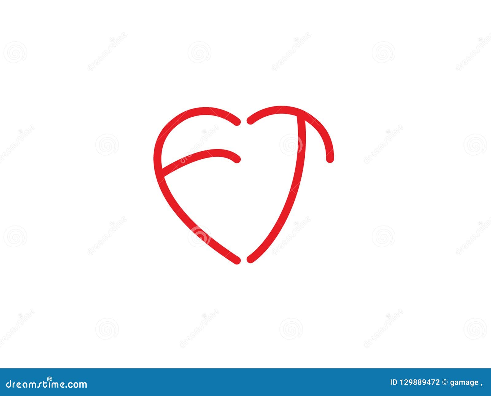 GM Initial Heart Shape Red Colored Love Logo Stock Vector - Illustration of  circle, couple: 129889557