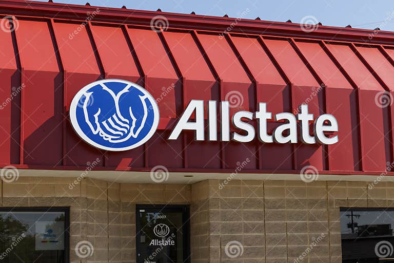 Allstate Insurance Logo and Signage. the Allstate Corporation is the