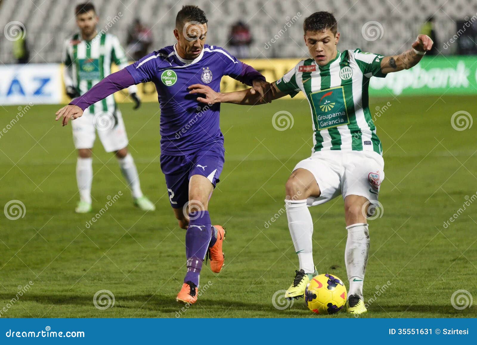 BUDAPEST - March 10: Peter Kabat Of UTE With The Ball During