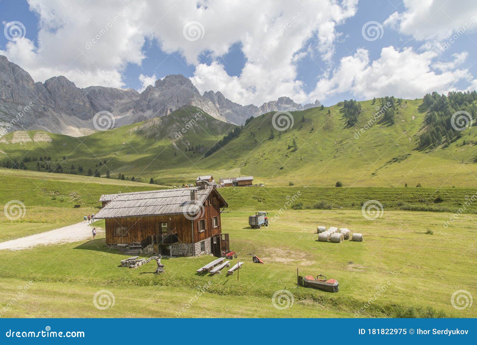 Fuciade Passo San Pellegrino Landescape Of The San Pellegrino Pass Val Di Fassa Trentino Alto Adige Italy Editorial Image Image Of Mountain Hiking