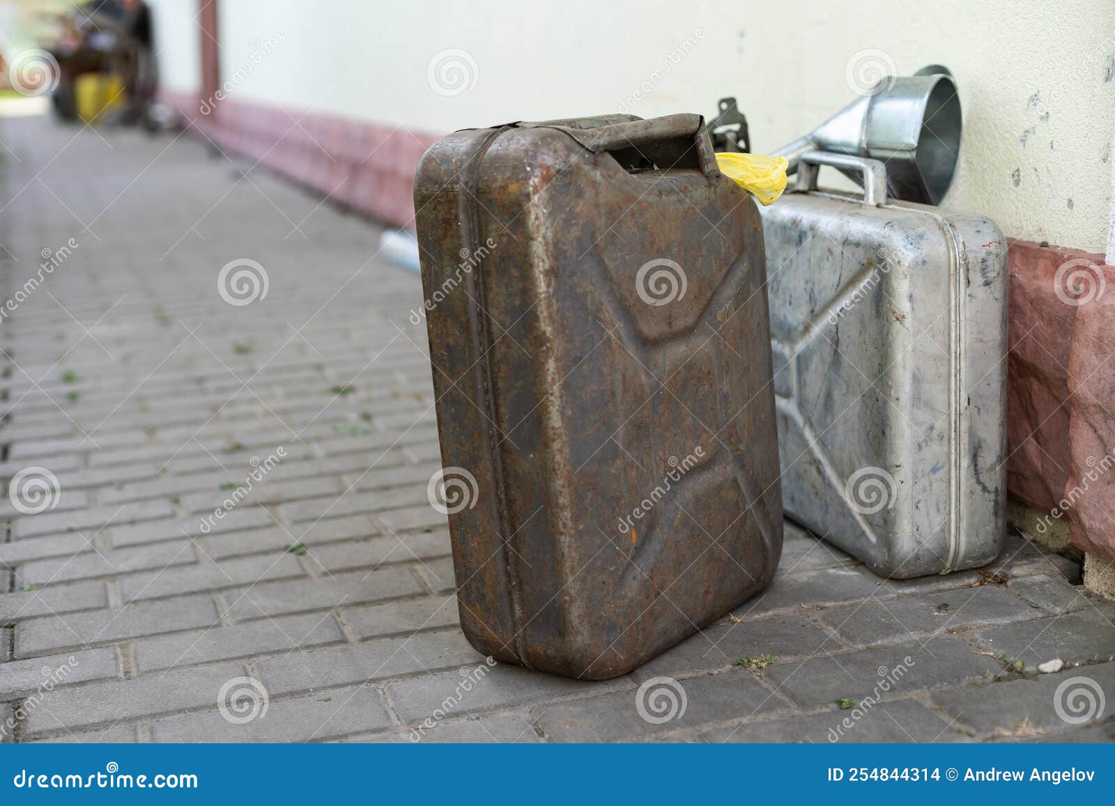 Fuel Canister and Watering Can Stock Photo Image of summer, fuel