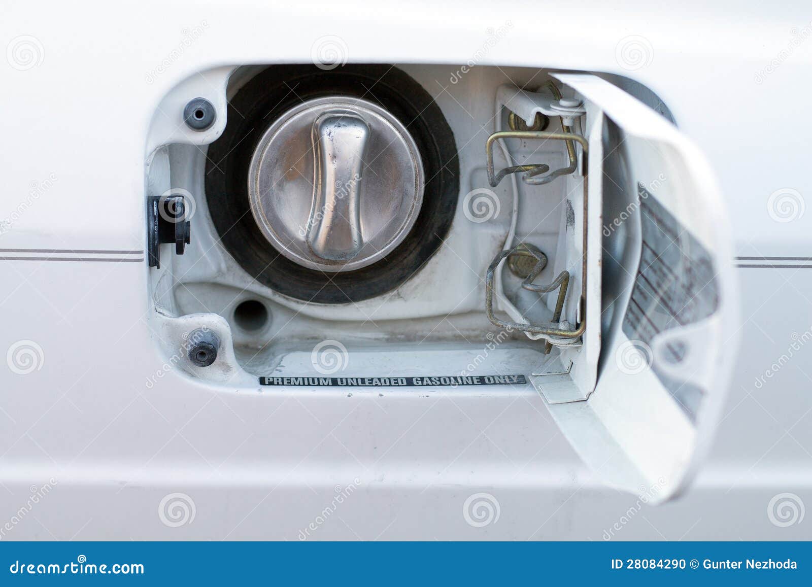 Fuel door on car stock photo. Image of economy, tank 28084290