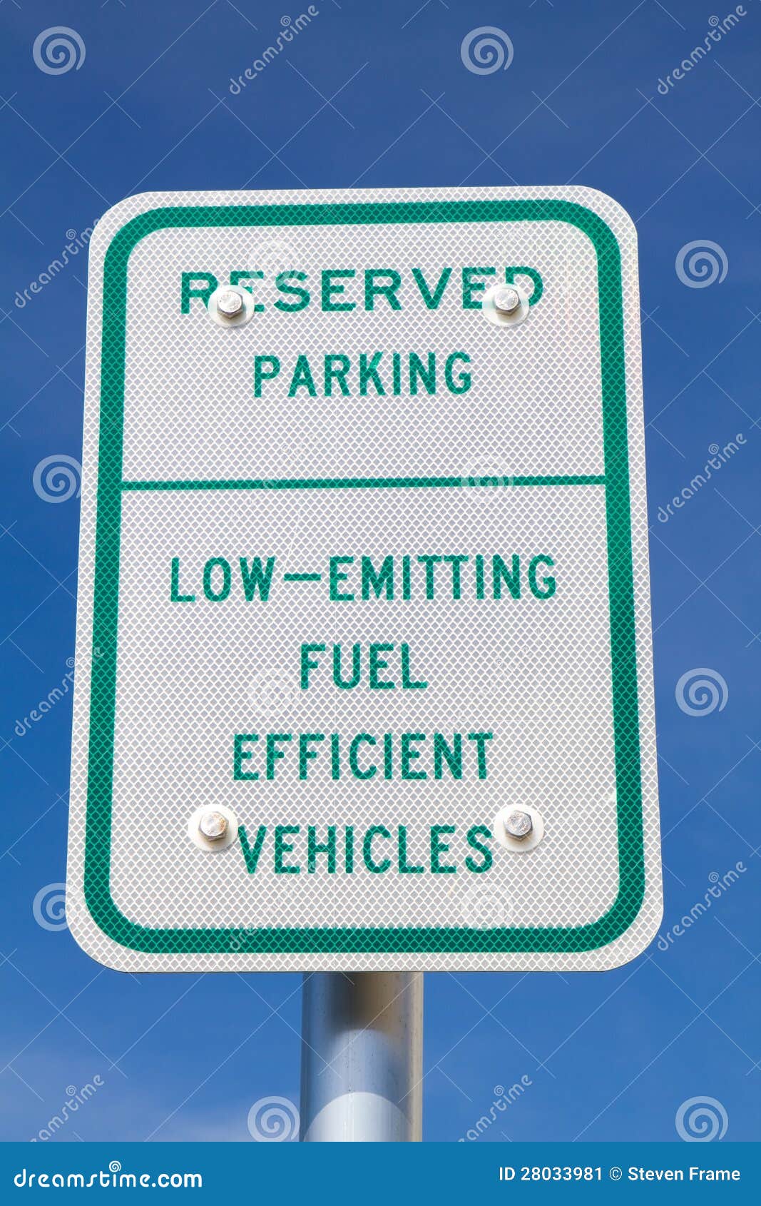 Fuel Efficient Vehicles Sign Stock Image Image of parking, resources 28033981