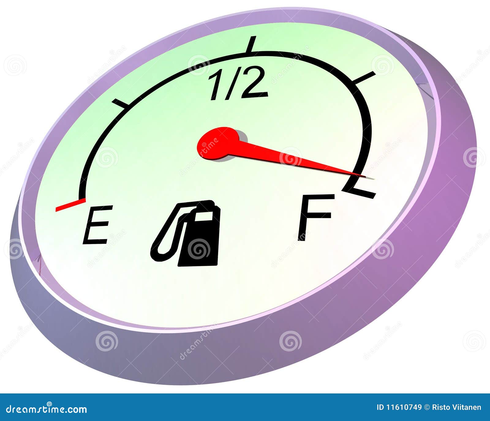 Fuel Gauge Full Royalty Free Stock Images Image 11610749