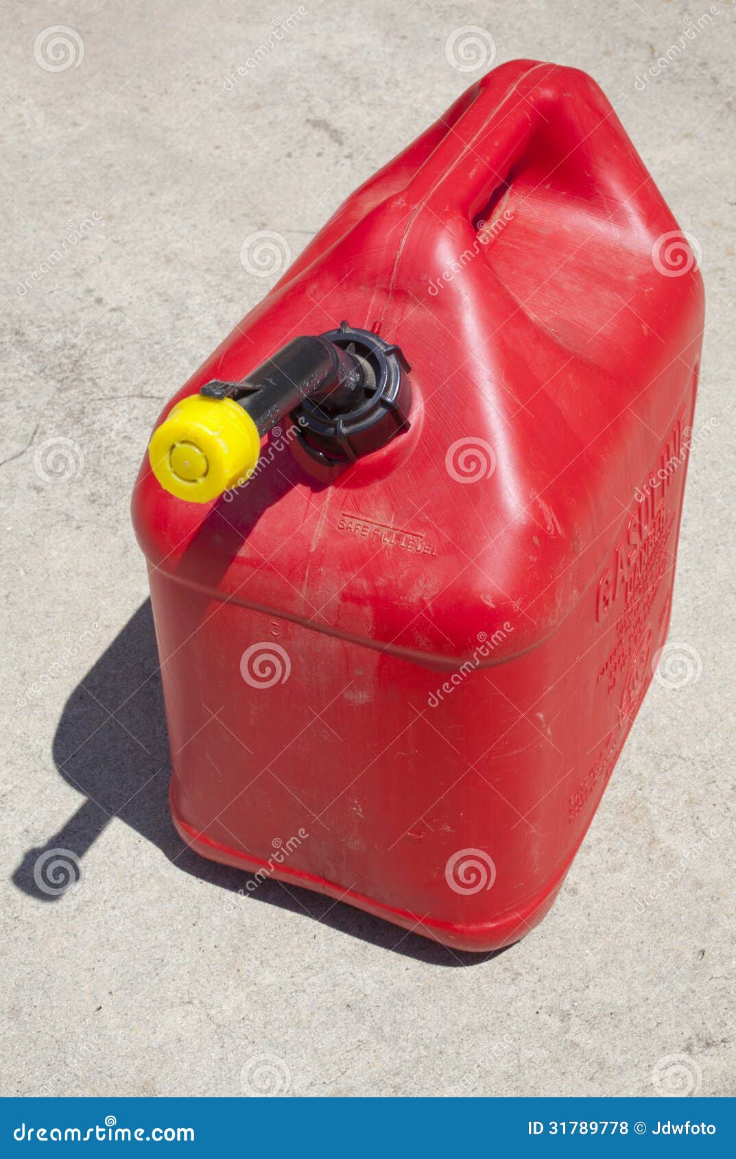 Fuel Jug stock photo. Image of handle, transportation 31789778