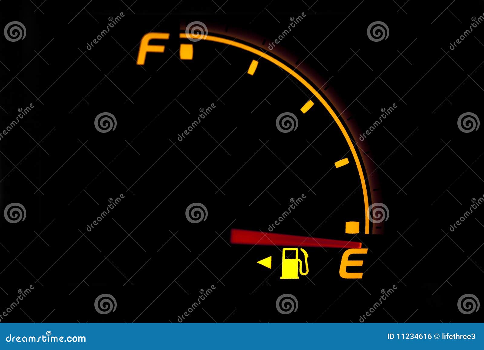 Fuel meter stock photo. Image of macro, information, dashboard 11234616
