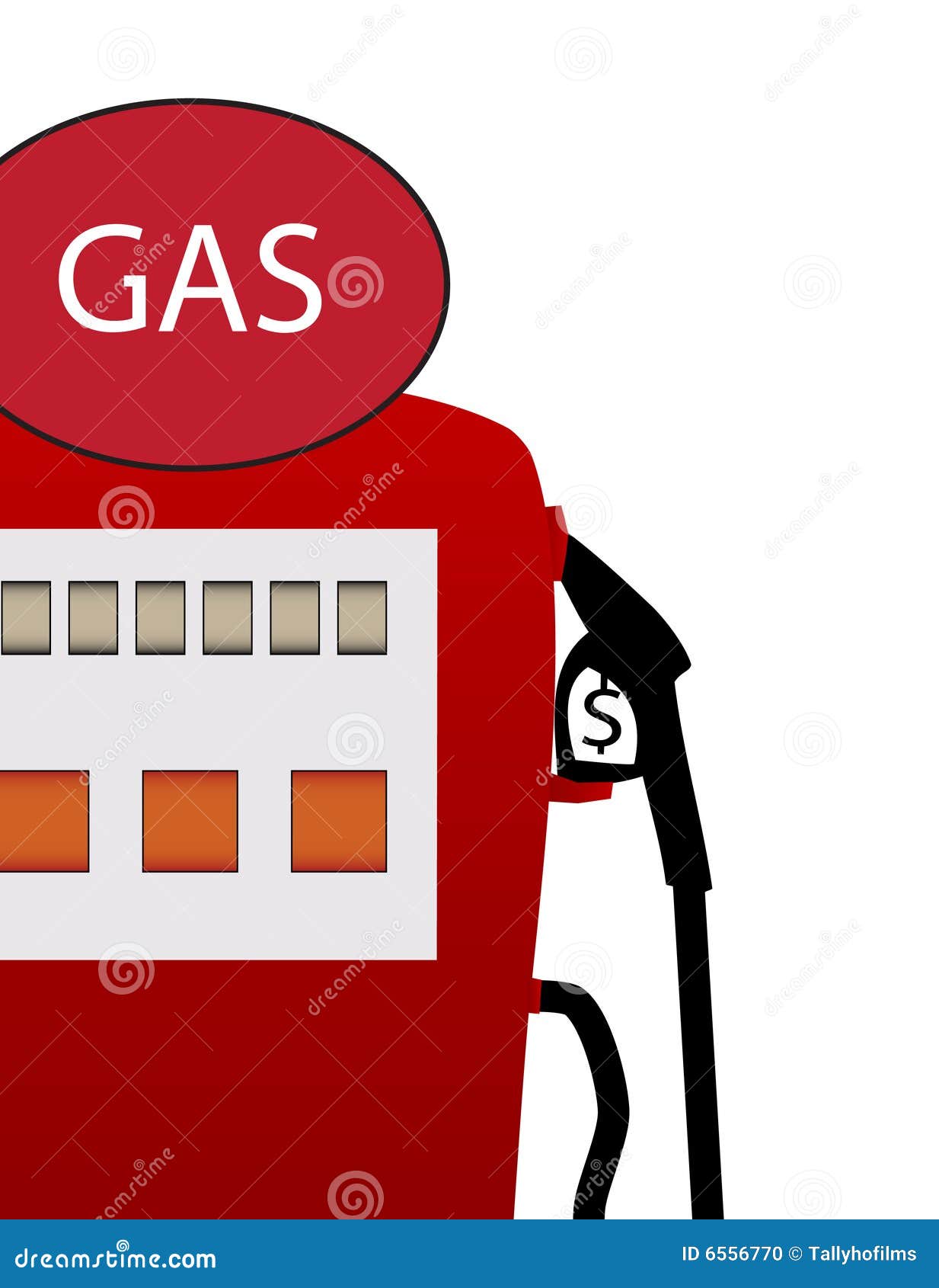 Fuel pump stock vector. Illustration of nozzle, vector - 6556770