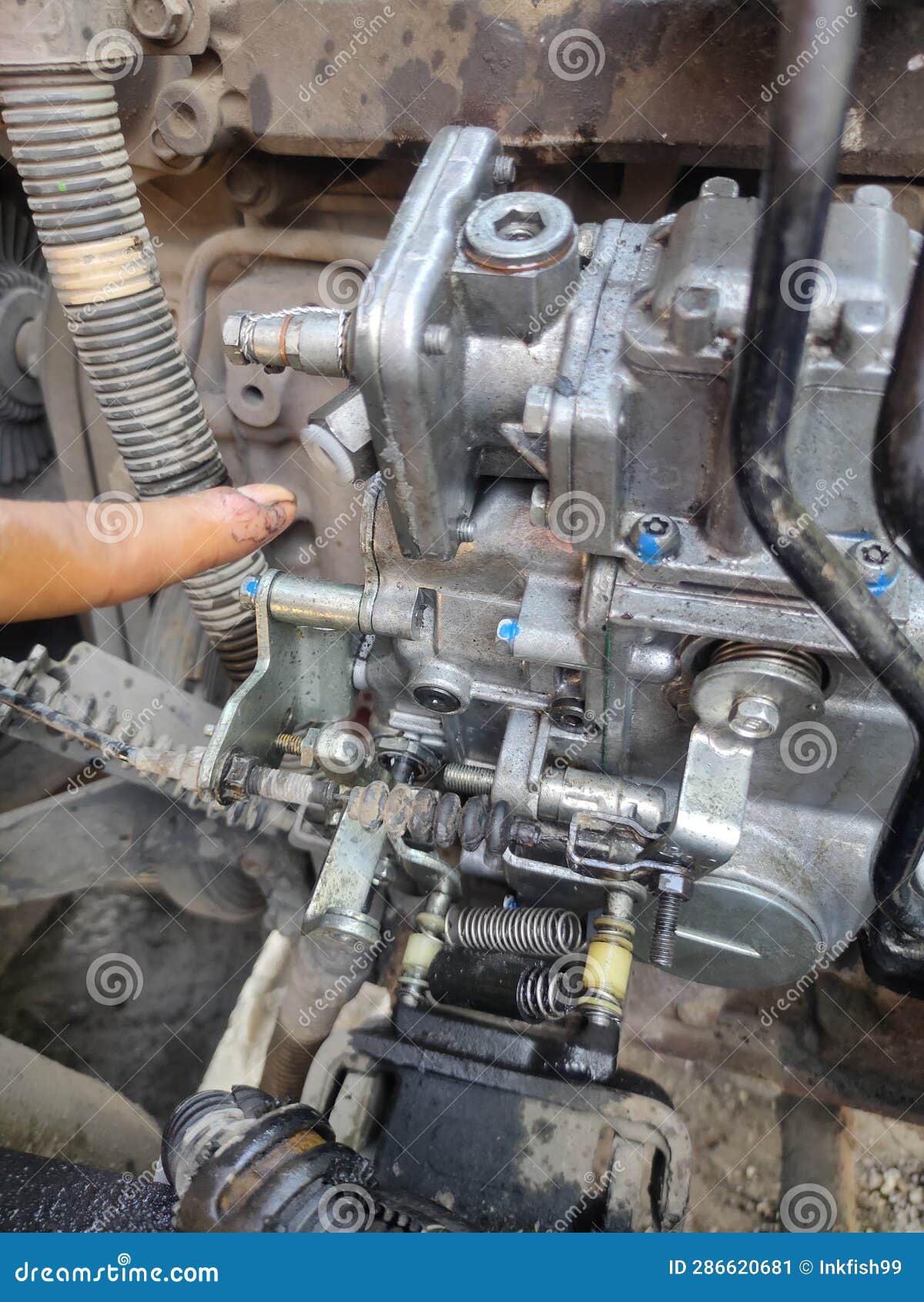 Fuel Pump Injection Hino 500 Stock Image Image of pump, injection