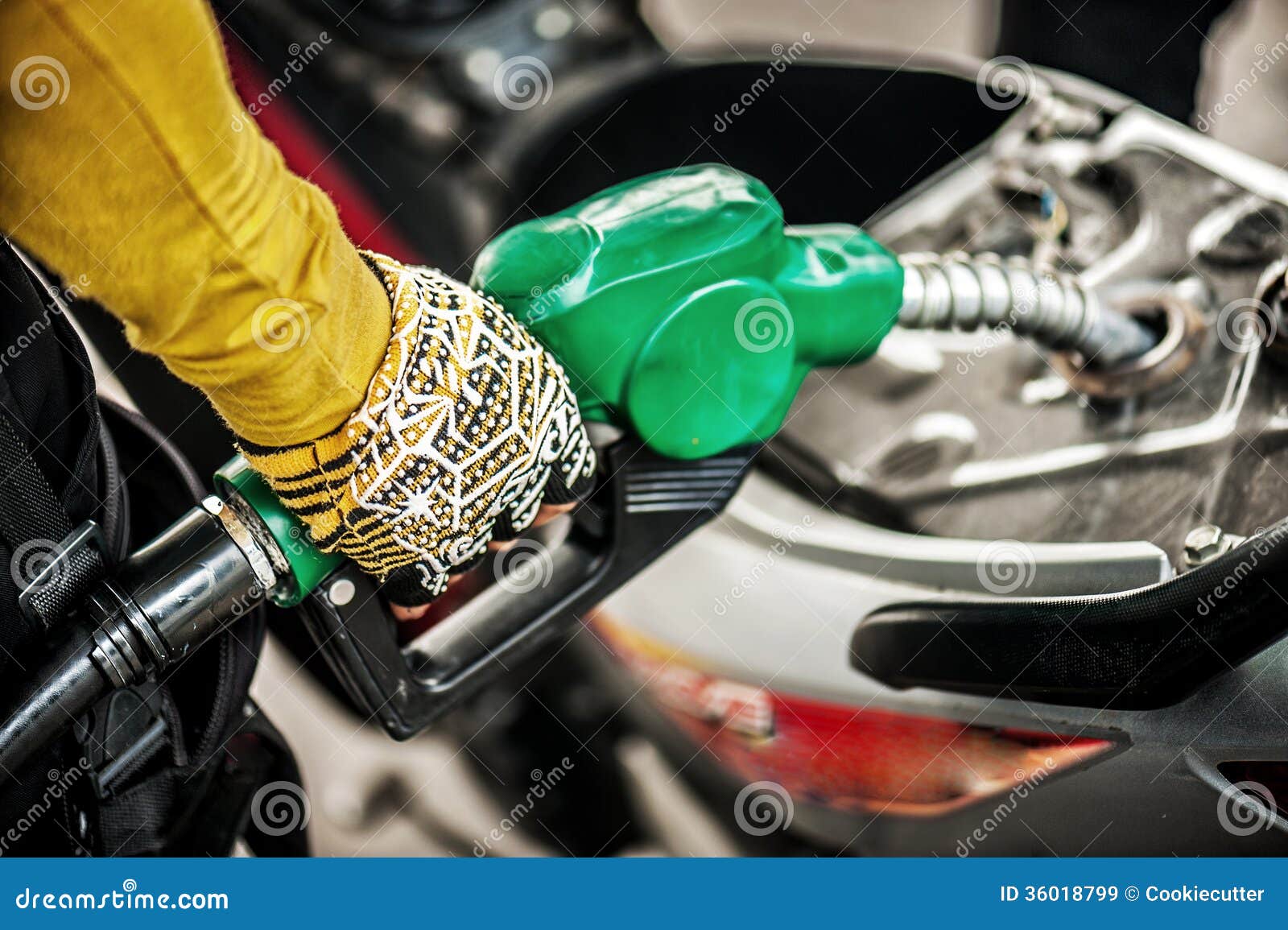 Fuel Pump stock image. Image of land, color, closeup 36018799