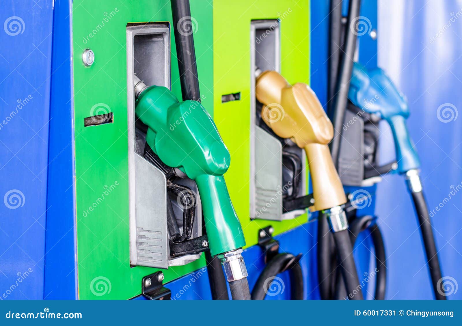 Fuel pumps petrol stock image. Image of horizontal, filling 60017331