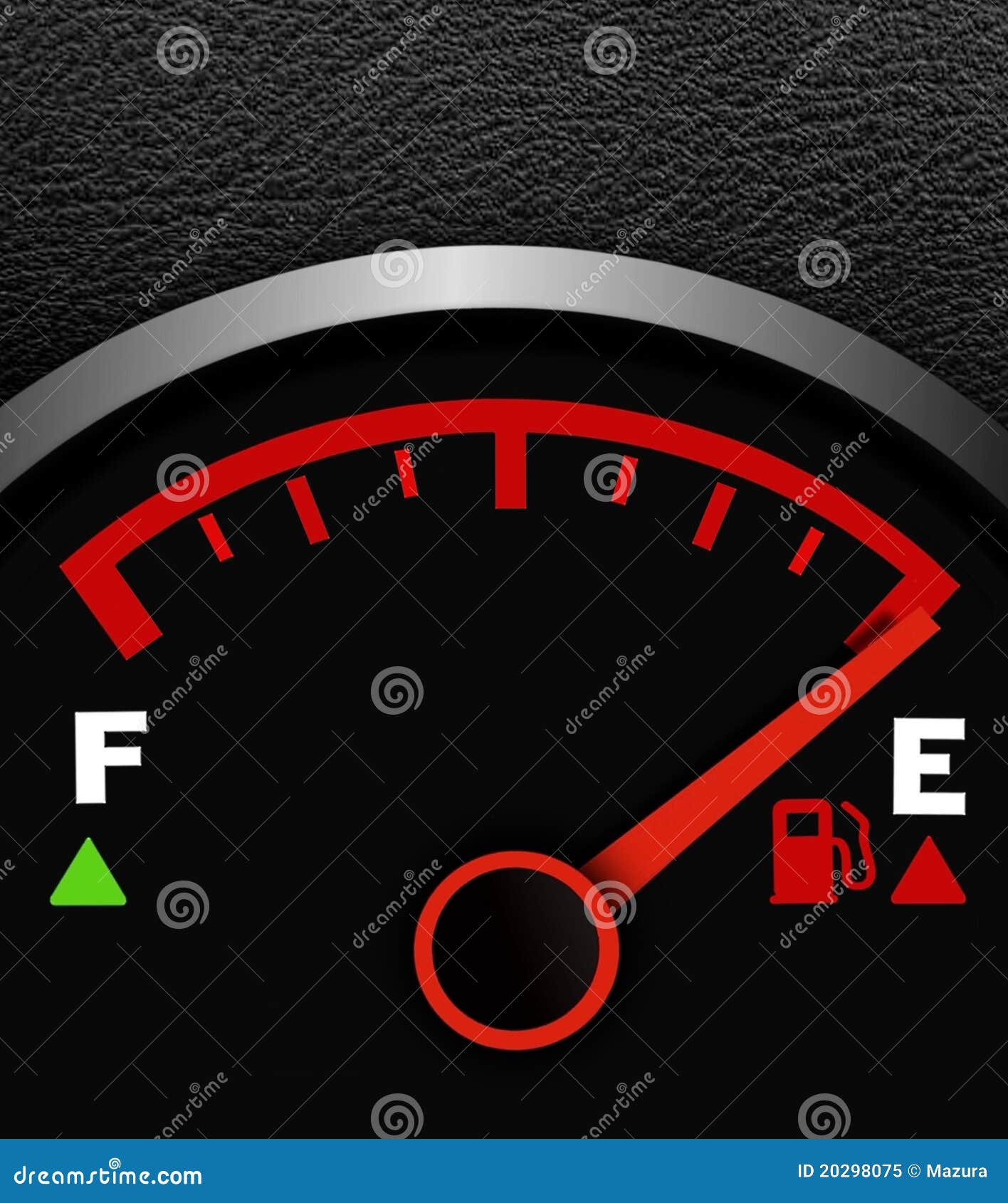 Fuel running low stock illustration. Illustration of automobile 20298075