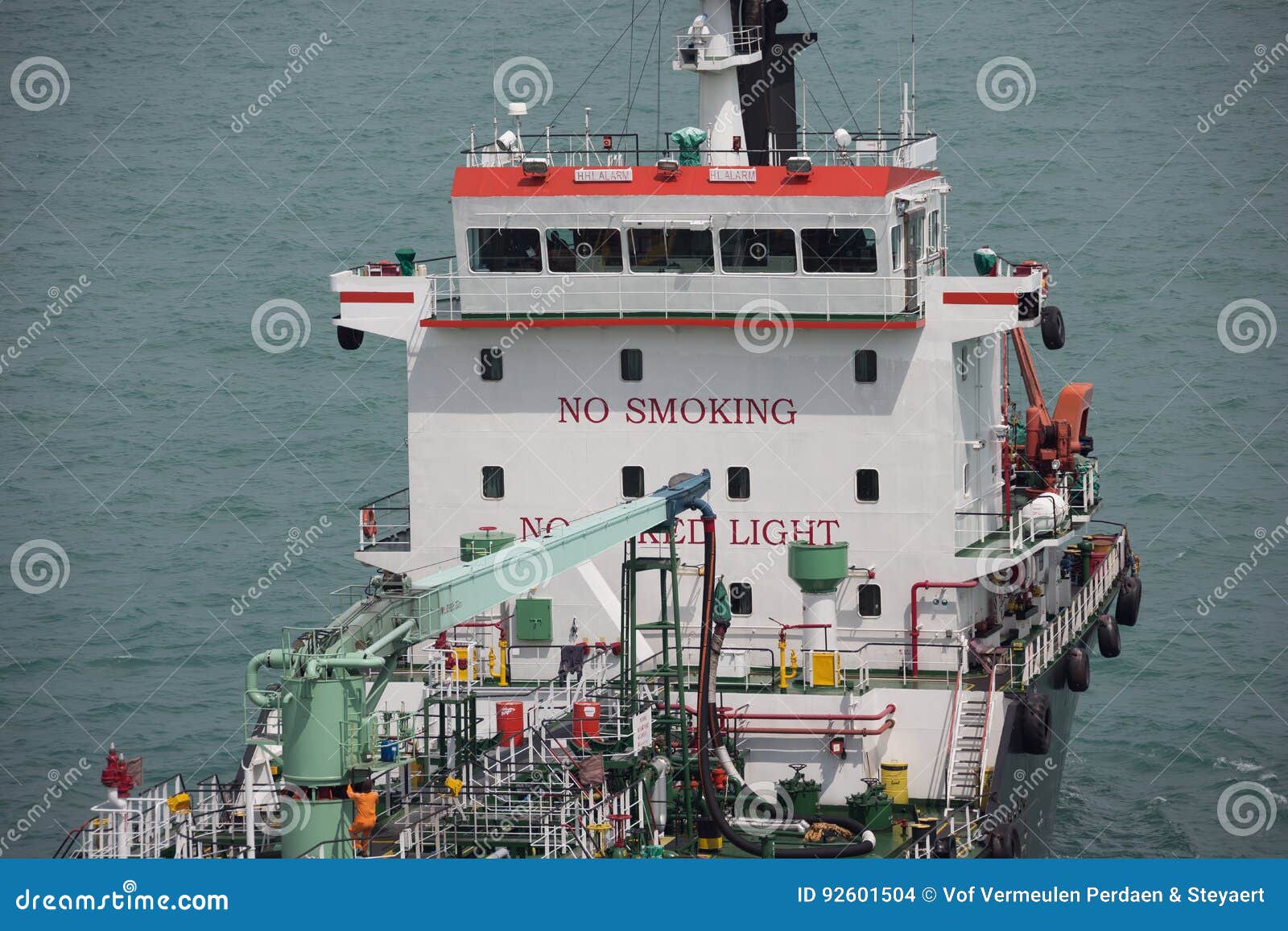 Fuel supplier in detail stock photo. Image of nautical 92601504