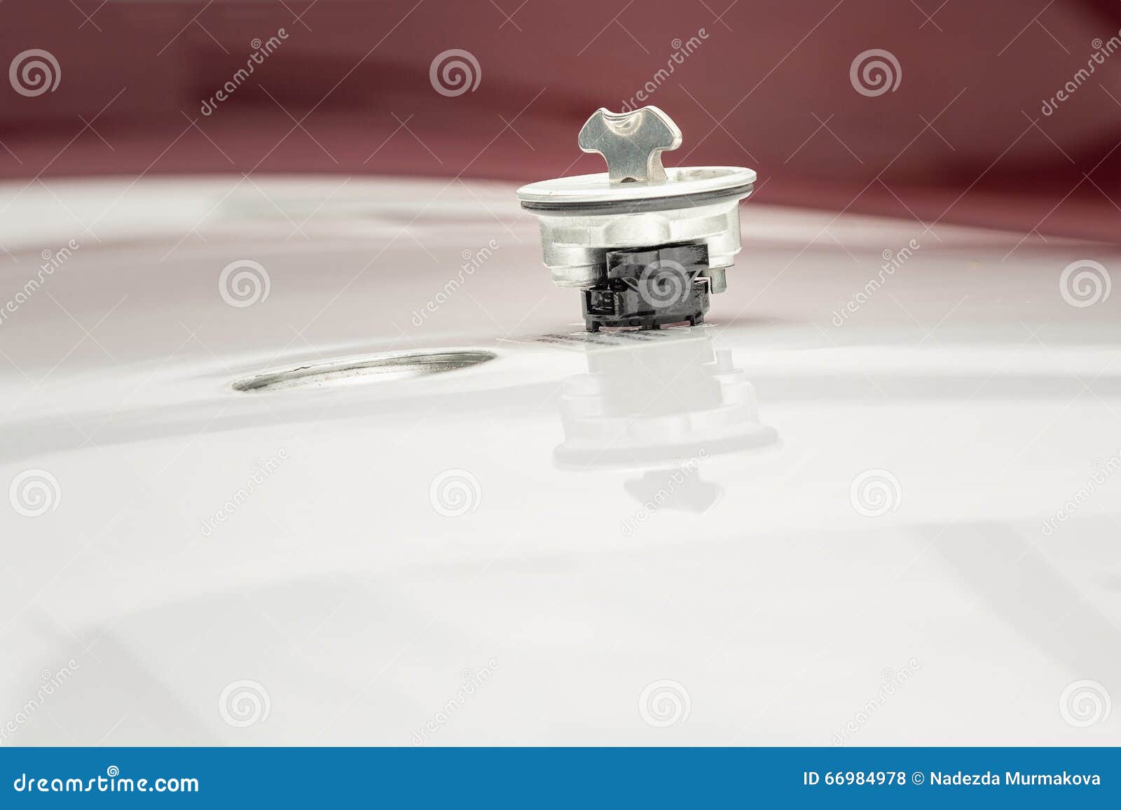 Fuel Tank Cap with Key on the Airplane Stock Photo Image of airforce