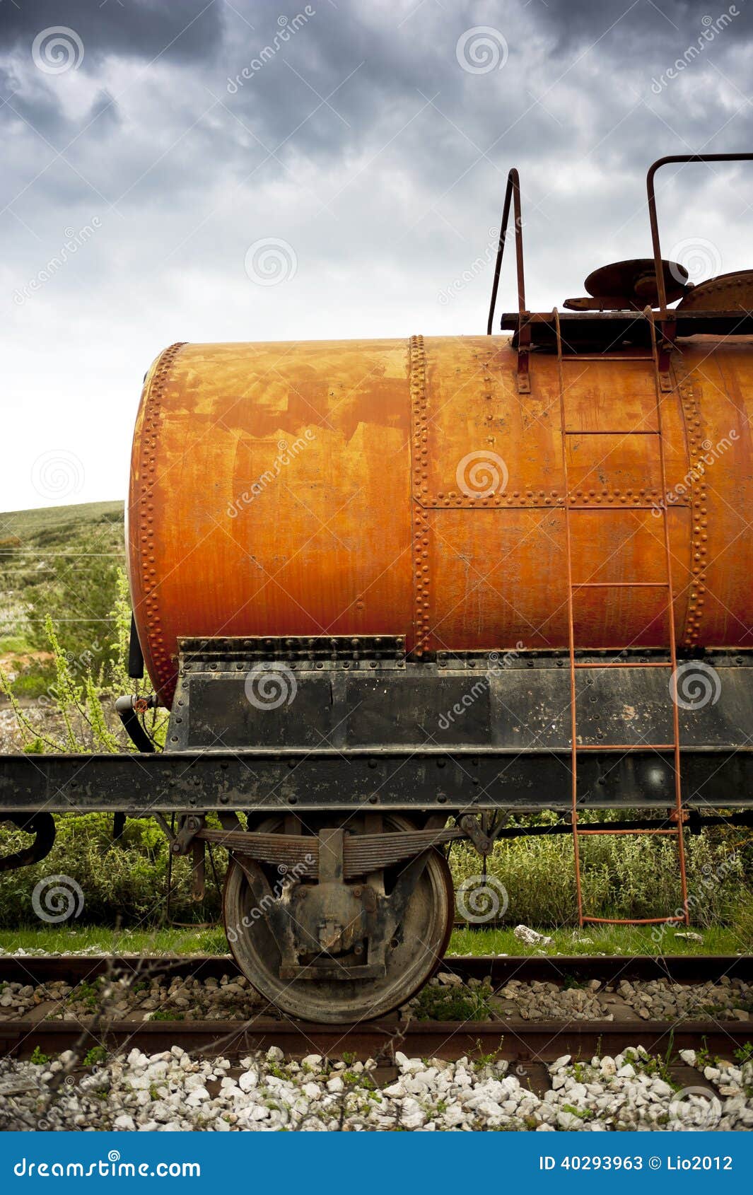 Fuel tank wagon stock image. Image of container, delivery 40293963
