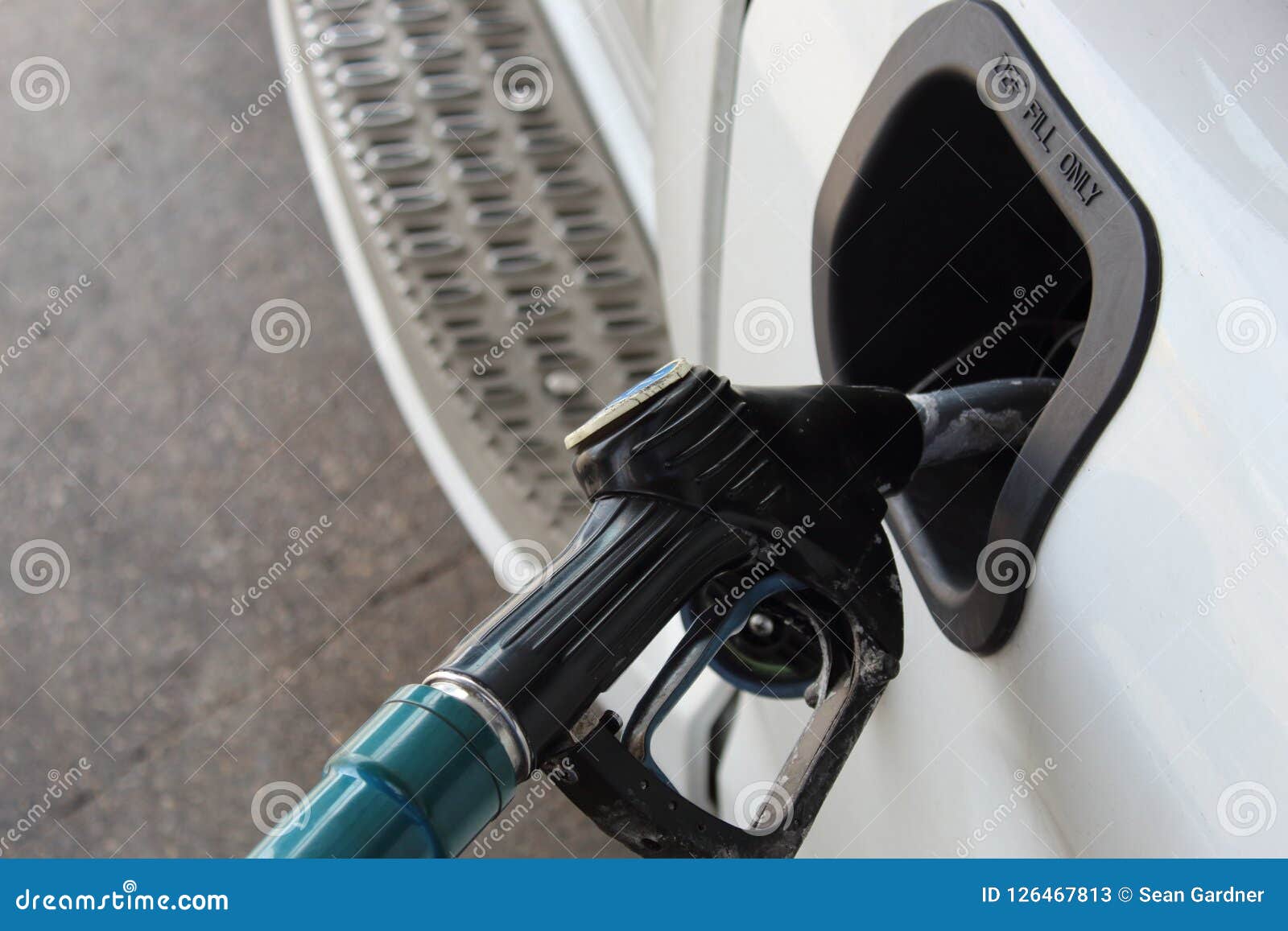 Fueling A Semi Truck At The Truck Stop Stock Image - Image of stop, trucking: 126467813