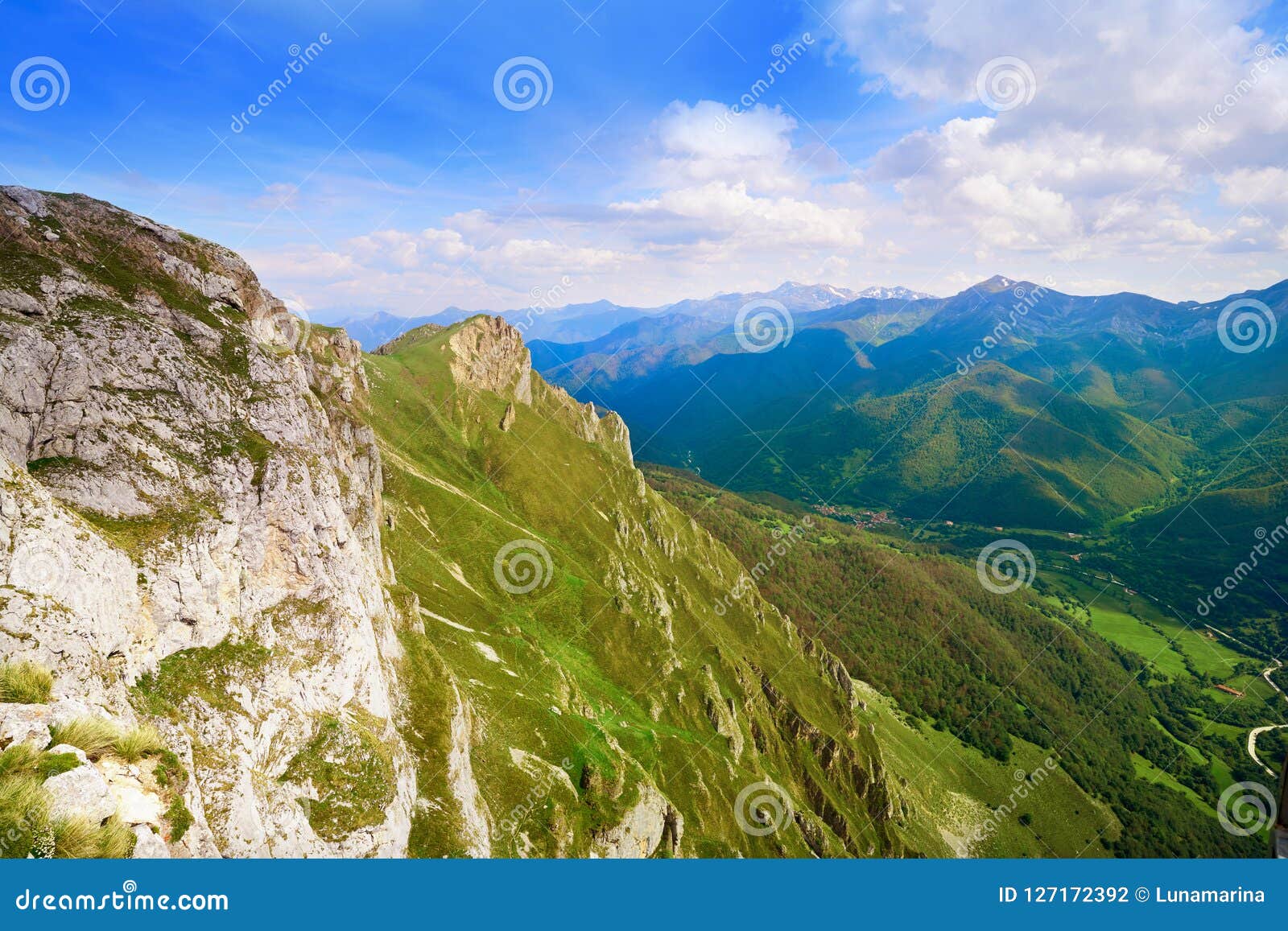 fuente de mountains in cantabria spain