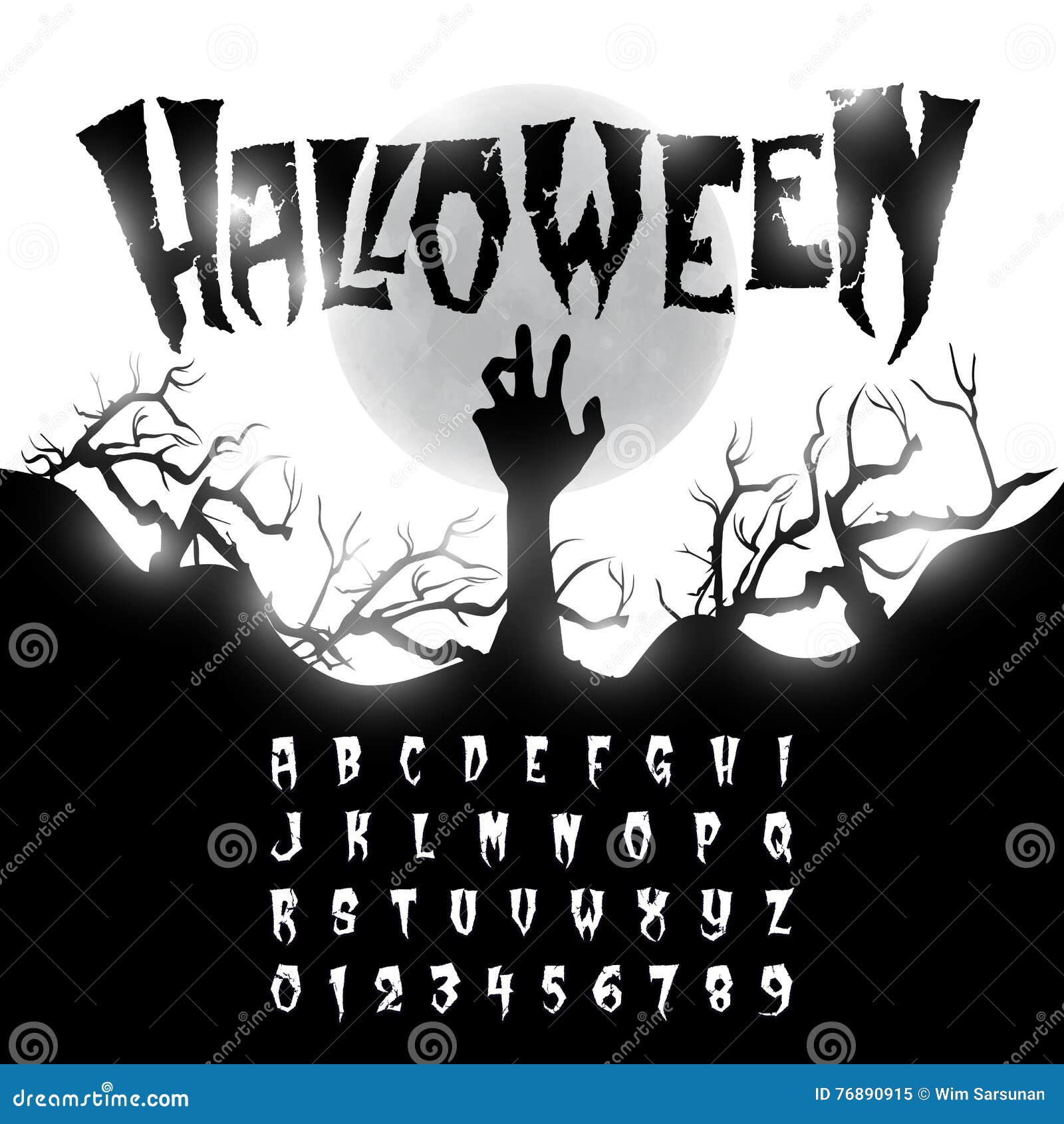 Fuente, Letras Y Números De Halloween Ilustración del Vector - Ilustración de noche, historieta: 76890915 Fuente, Letras Y Números De Halloween Ilustración del Vector - Ilustración de noche, historieta: 76890915