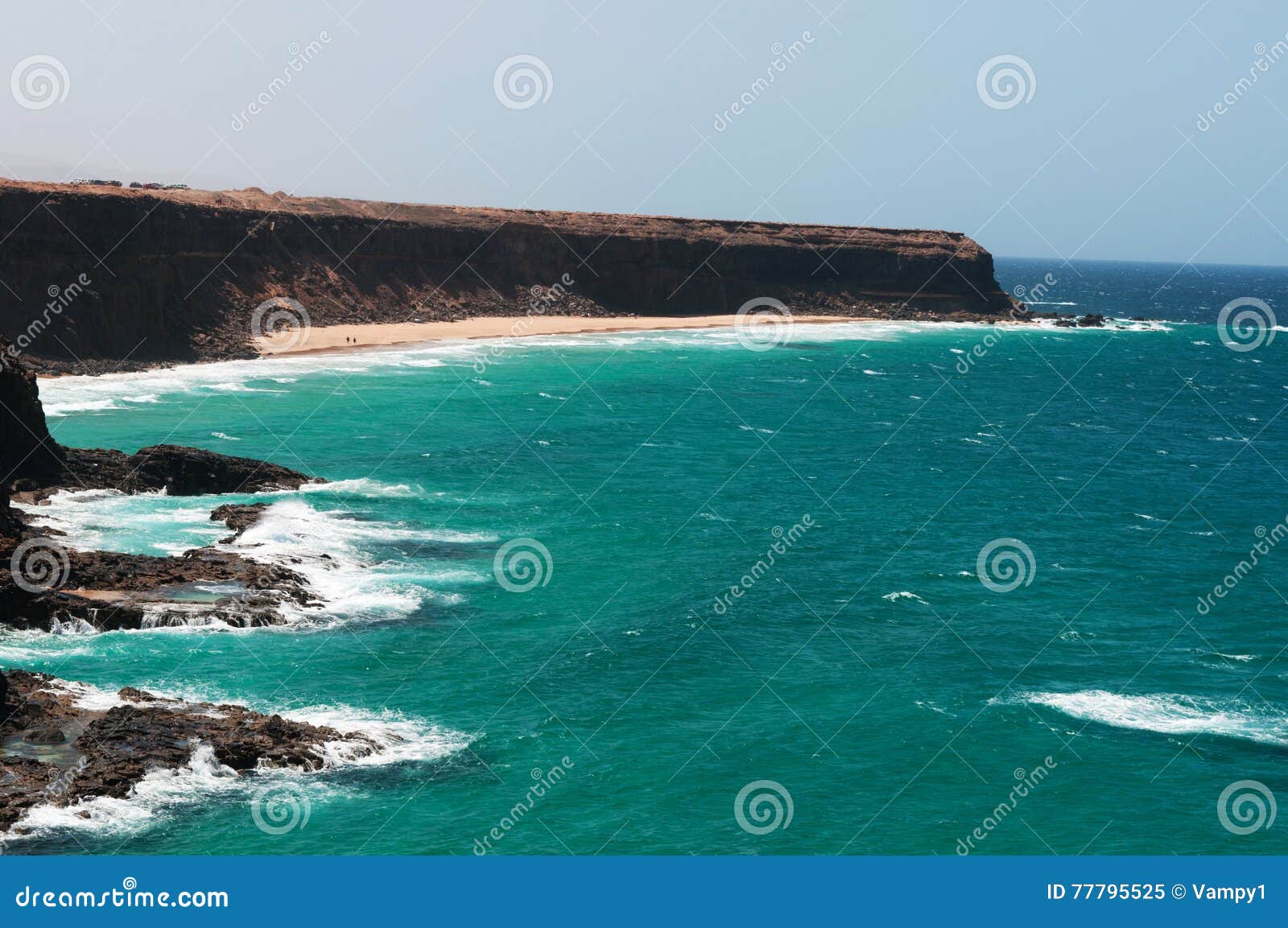 fuerteventura, canary islands, spain, beach, sand, rocks, cliff, escalera, waves, ocean, nature, landscape, desert