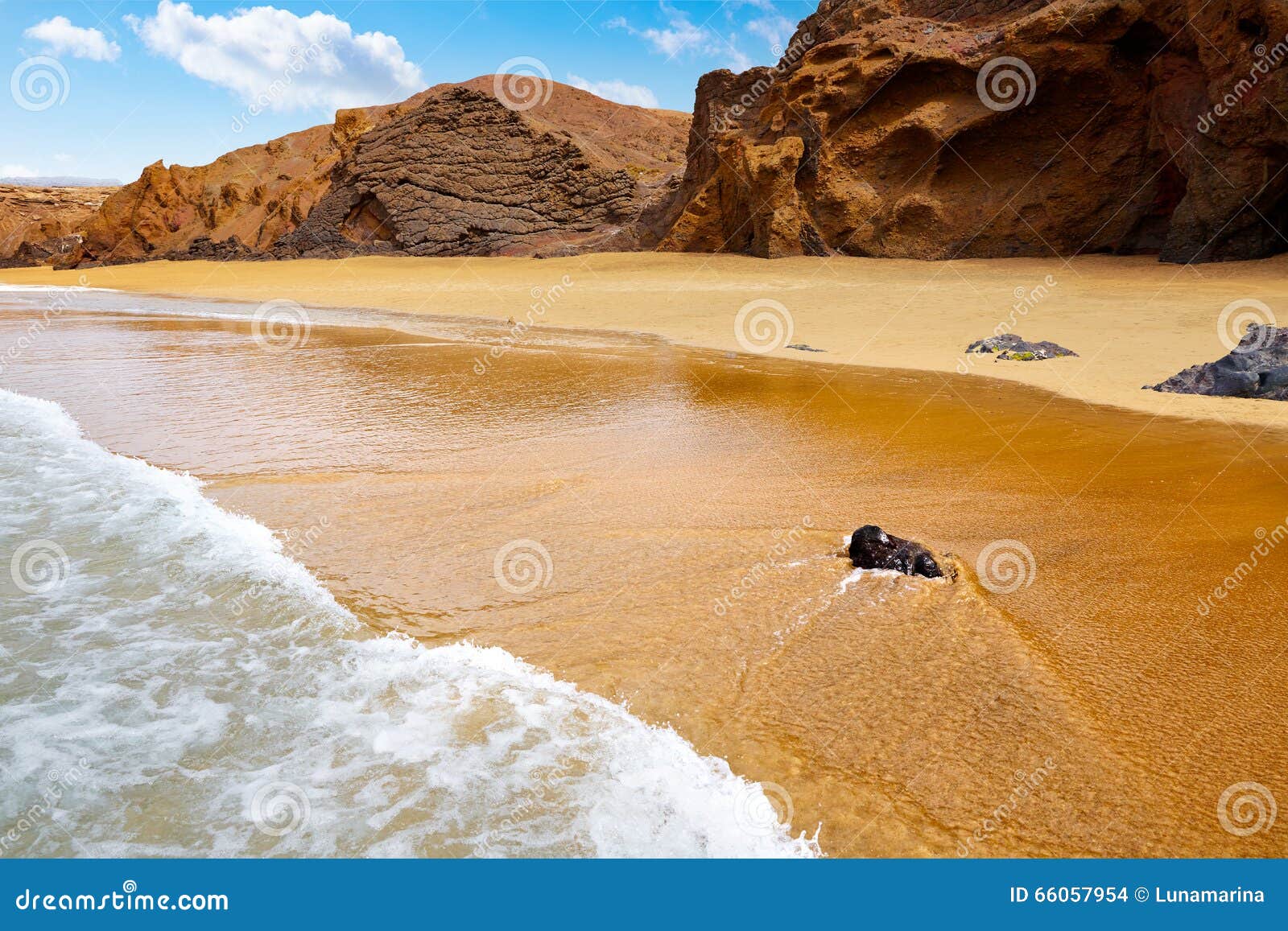 fuerteventura la pared beach at canary islands