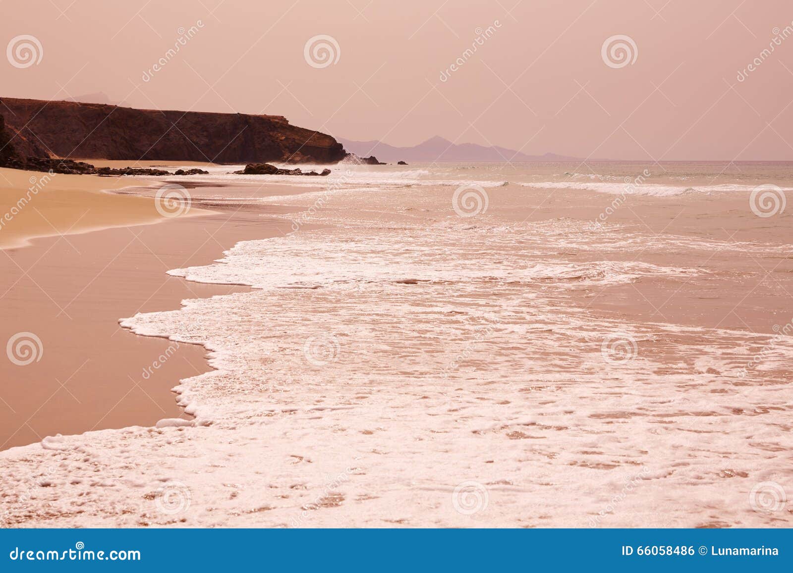 fuerteventura la pared beach at canary islands