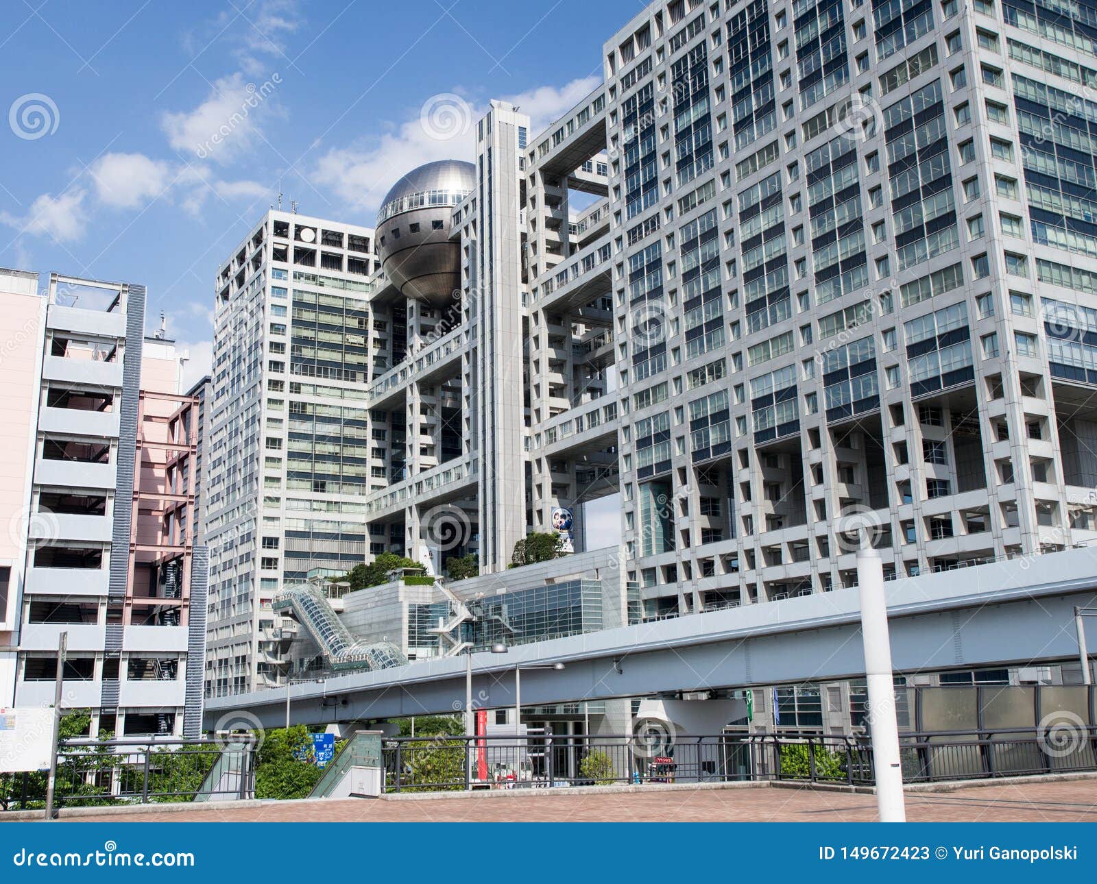 Fuji Television Building Odaiba Tokyo Japan Editorial Stock Photo Image Of Spherical Striking