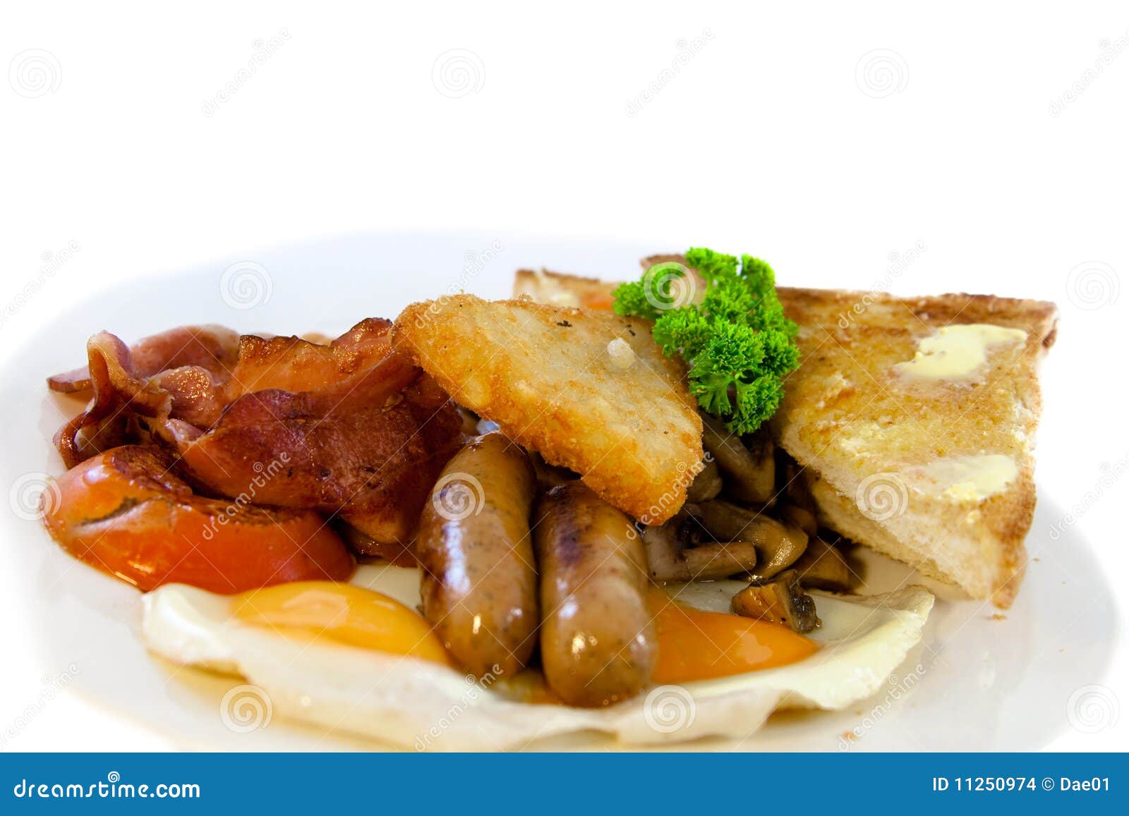 Full australian breakfast stock photo. Image of isolated 11250974