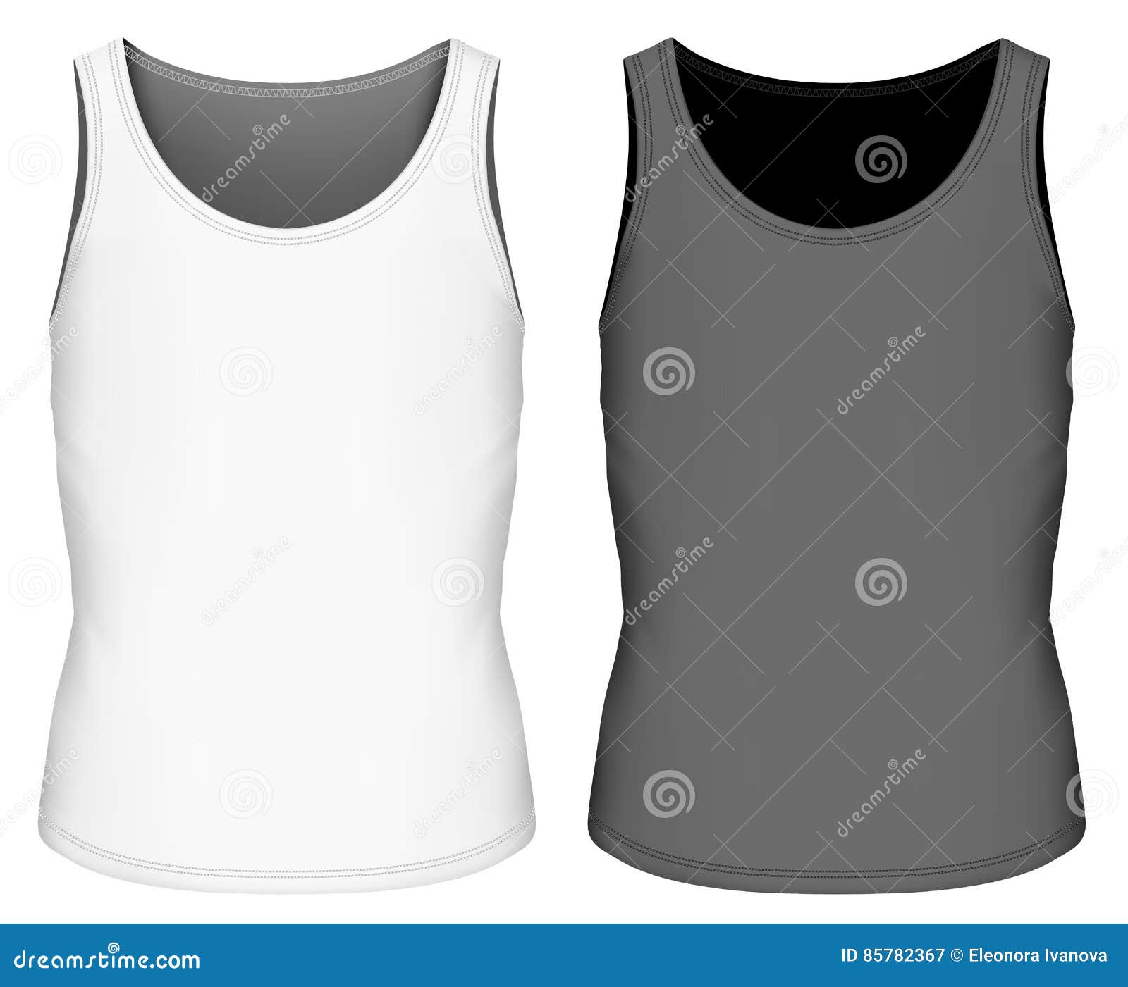 Full Back Singlet Vector Illustration Stock Vector - Illustration of ...