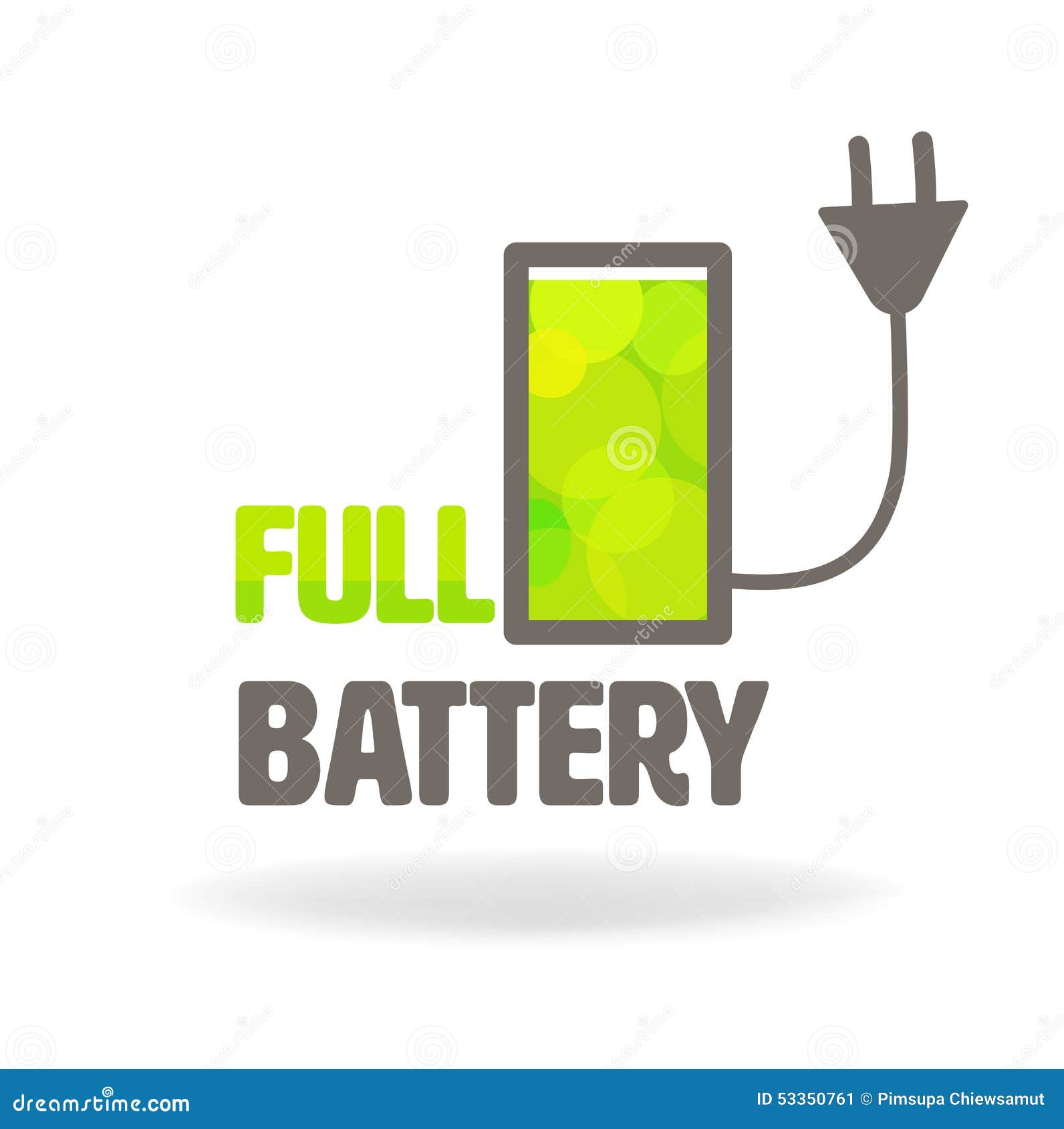 Full battery charge icon stock illustration. Illustration of power