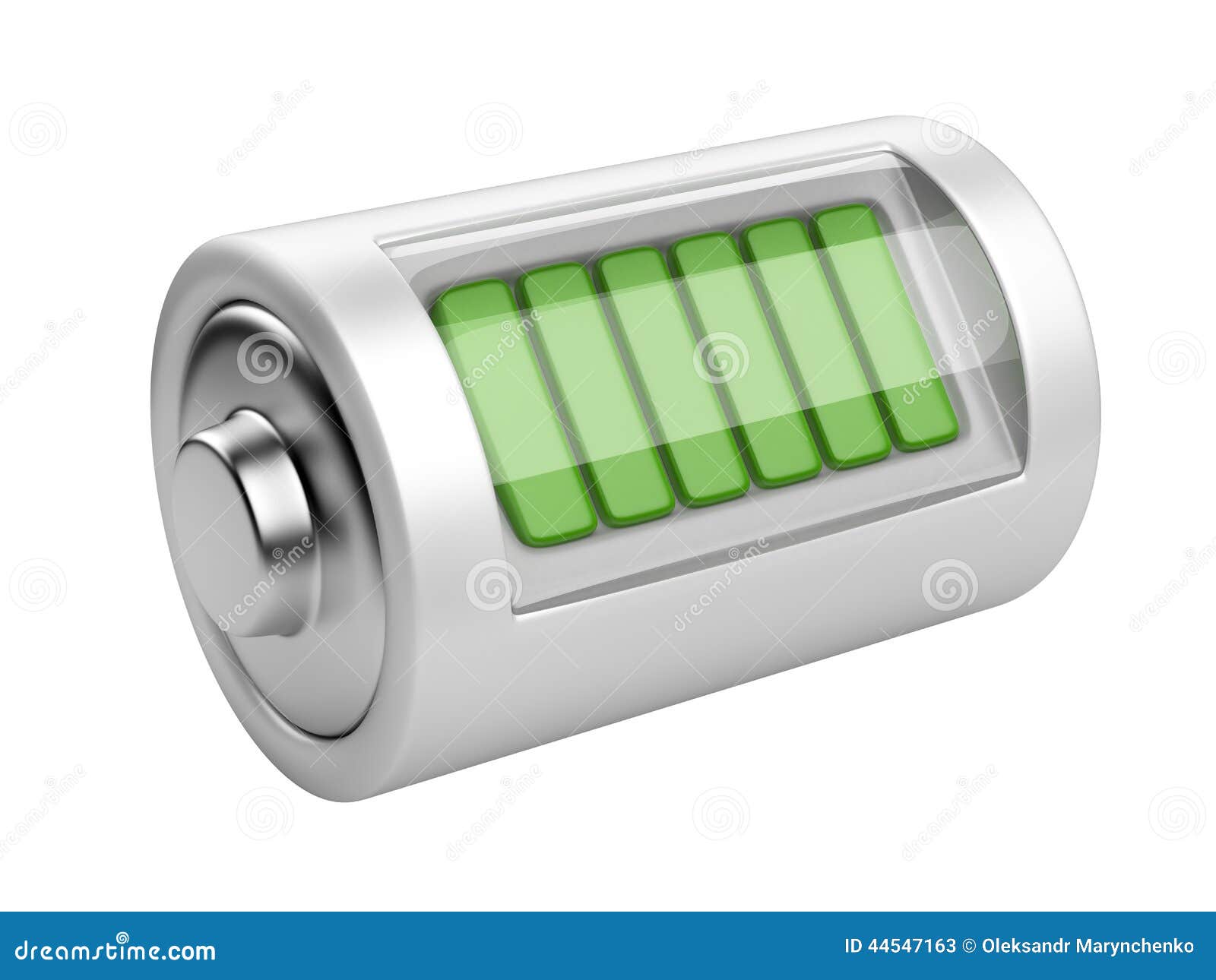 Full Battery With Charge Level Stock Illustration Illustration of