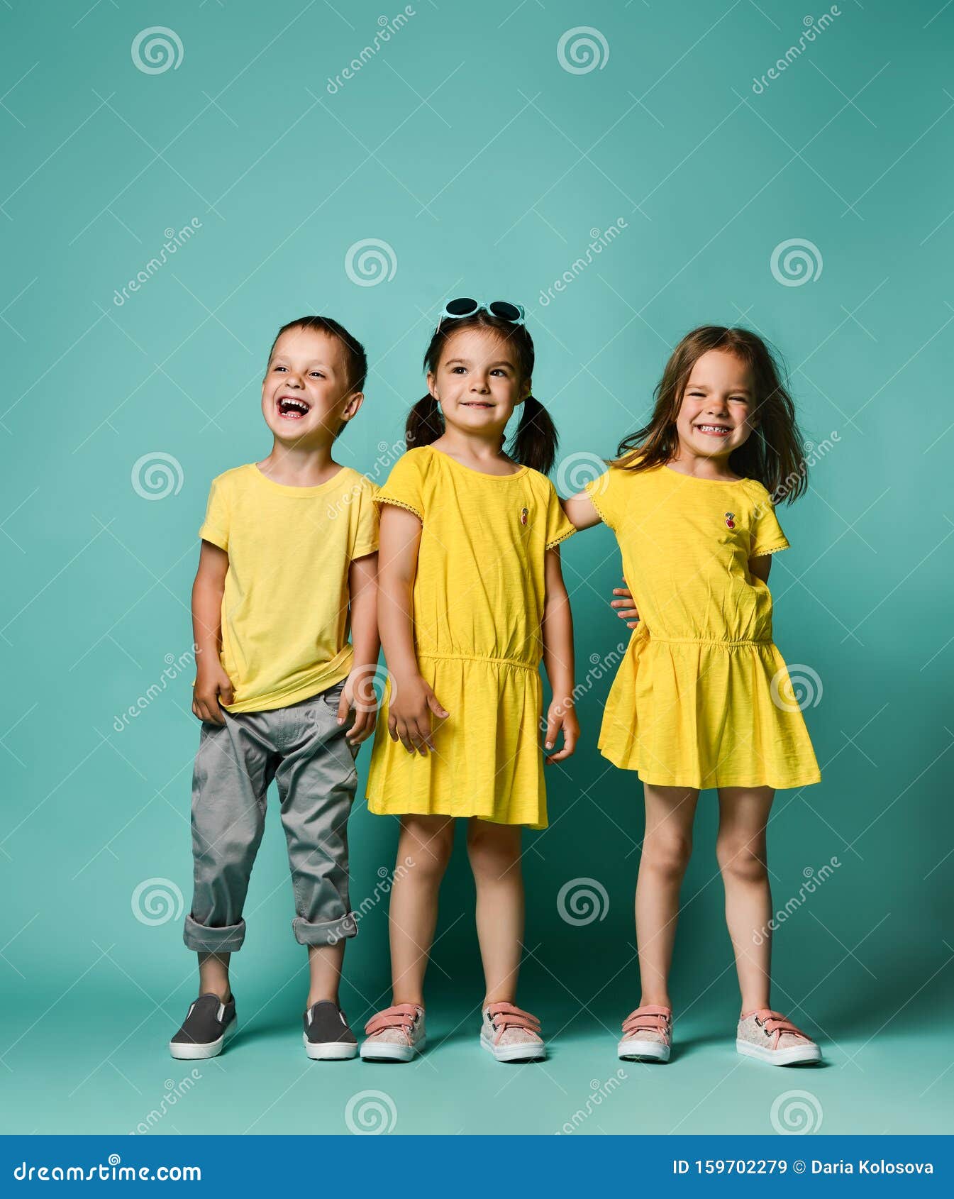 Two girls and a boy