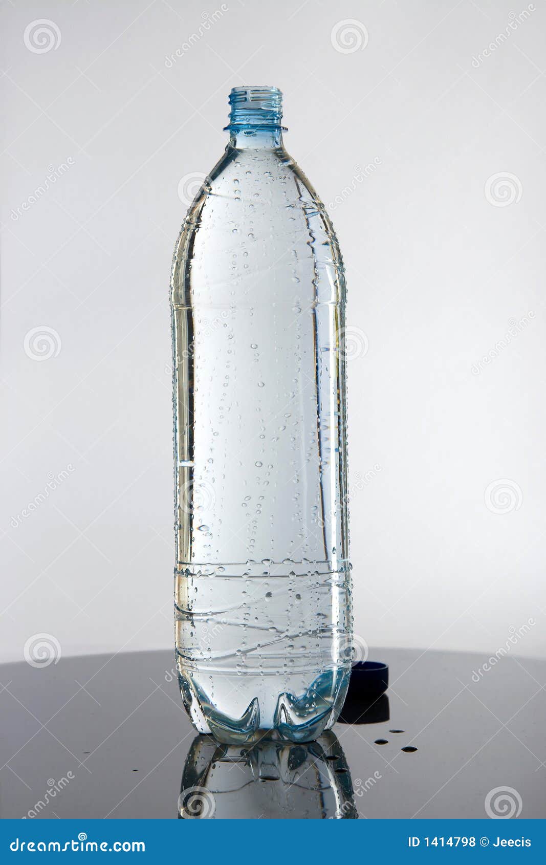 Full bottle of water stock photo. Image of bubbles, medicine 1414798