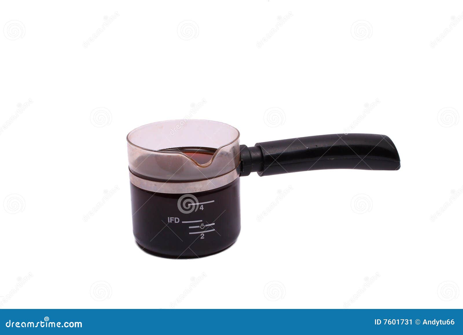 Full coffee pot stock image. Image of plastic, liquid 7601731