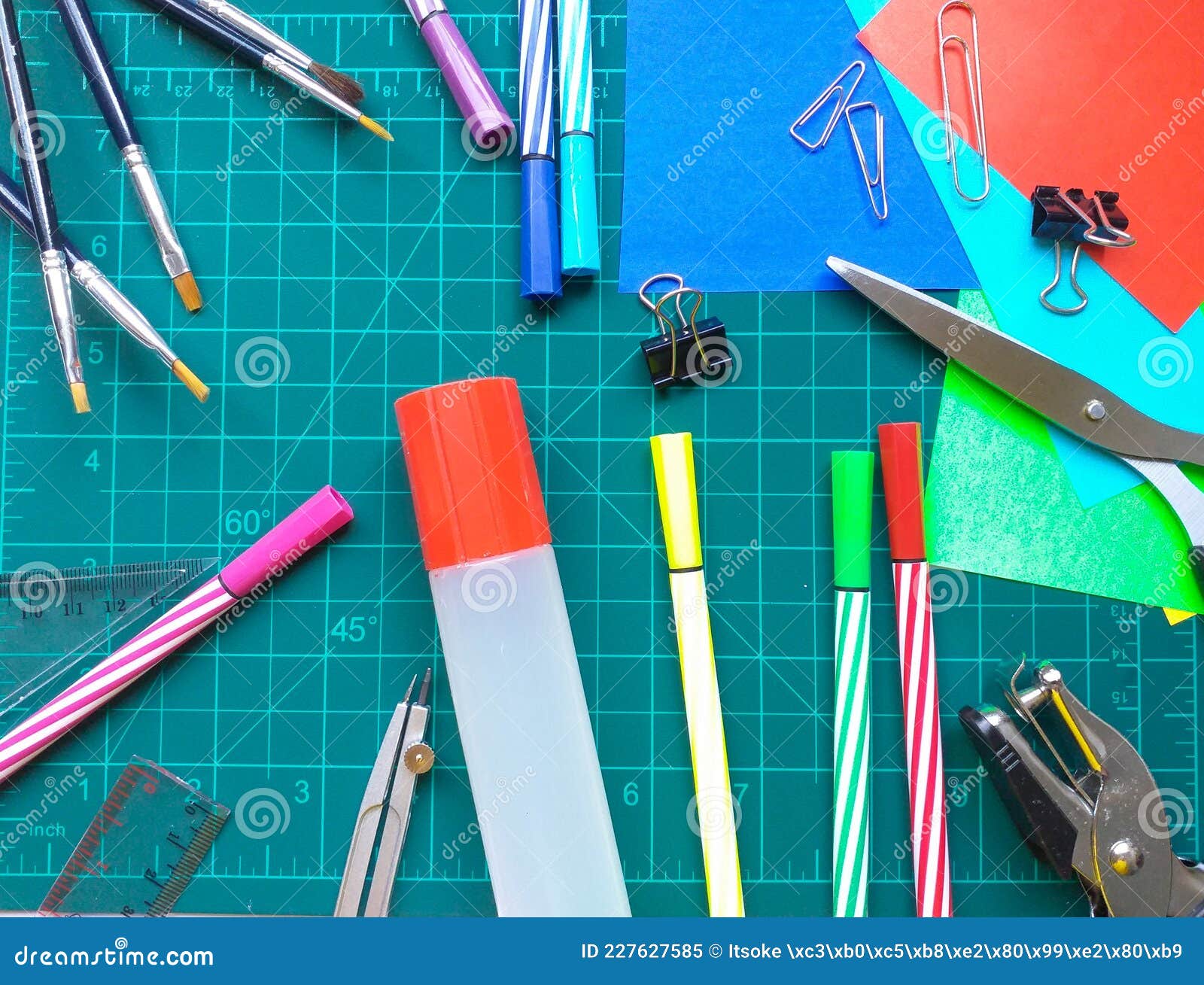 full frame of crafts activity 