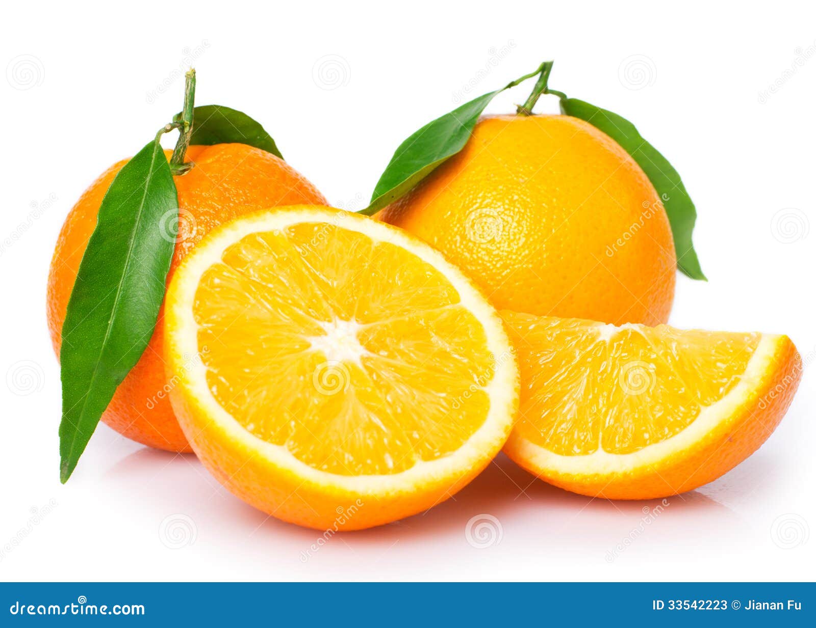 Full of Fresh, Bright Yellow Orange Stock Image - Image of pulp, food