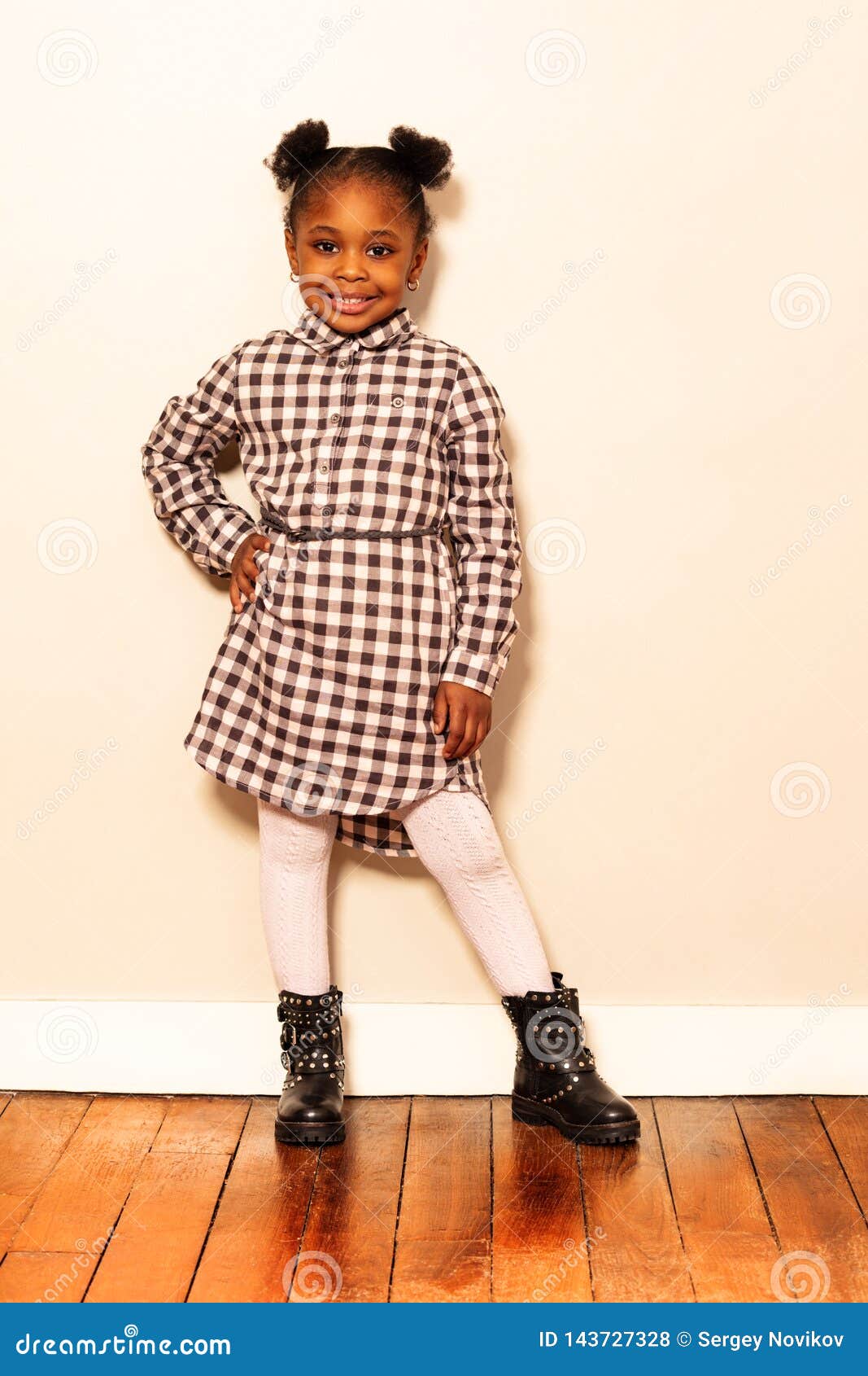 small young black girl