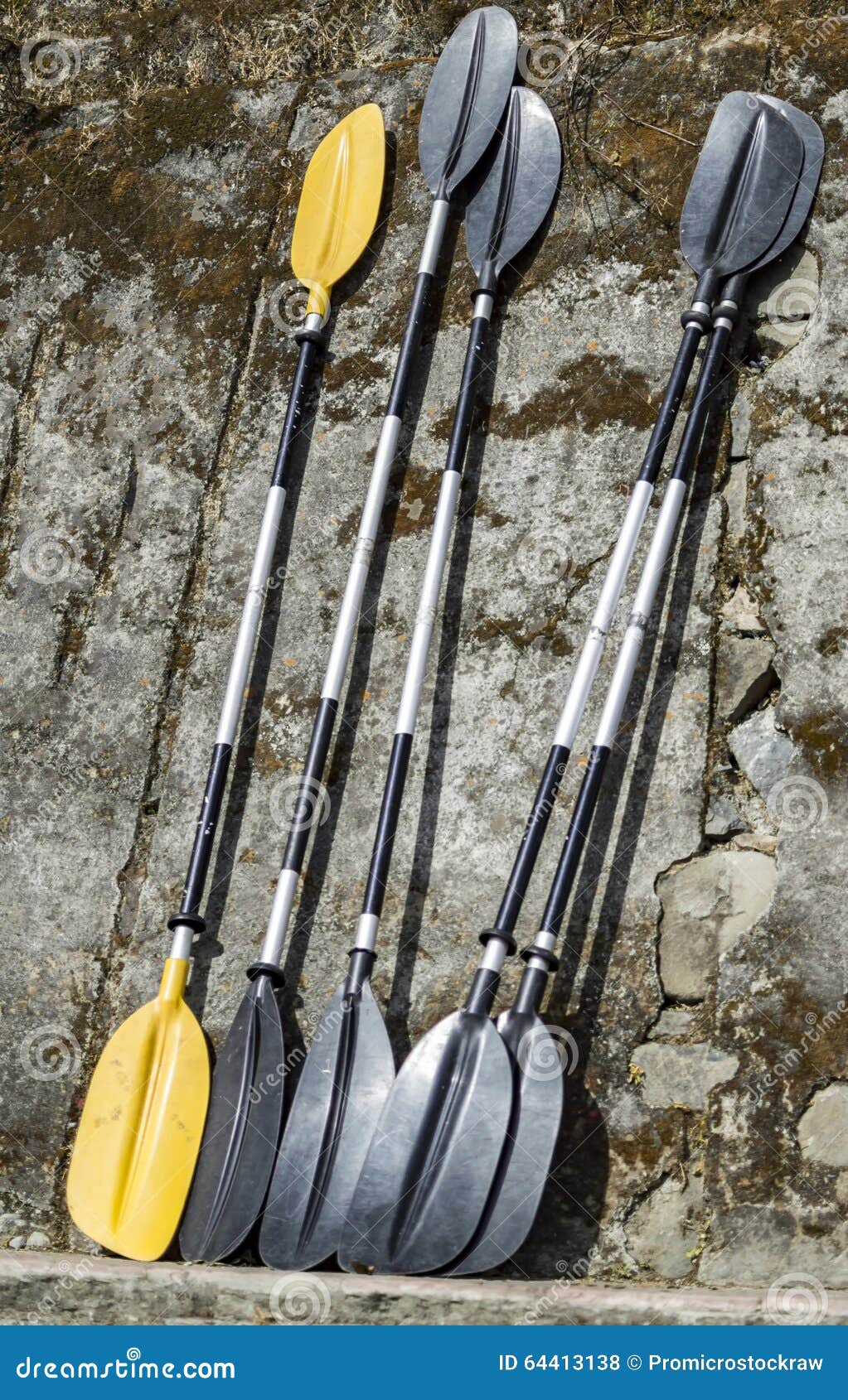 Full kayak oars stock photo. Image of competition, boating 64413138