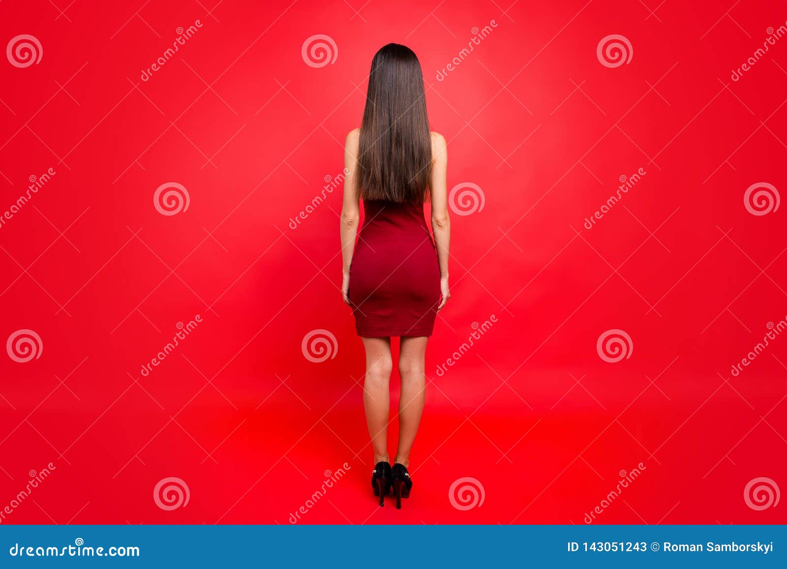 Full Legs Body Size Portrait of Elegant Graceful Glamour Good-lo Stock  Image - Image of girl, female: 143051243