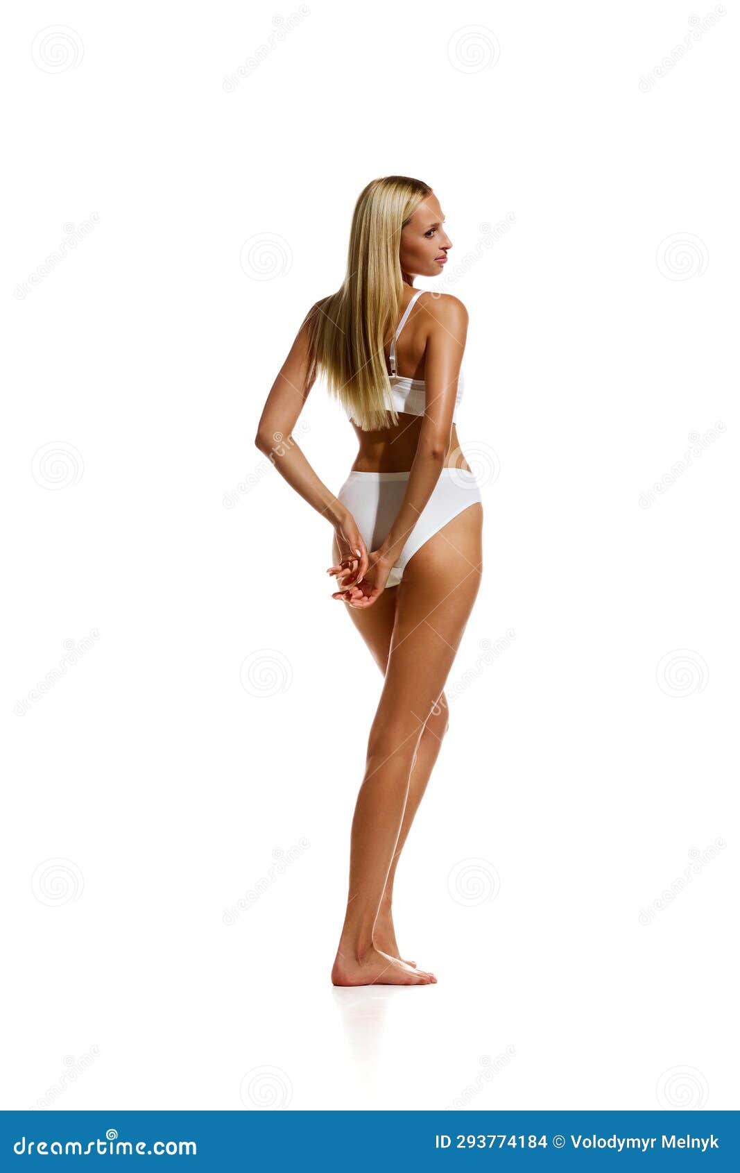 Back View Woman Underwear Full Body Stock Photos - Free & Royalty-Free Stock  Photos from Dreamstime