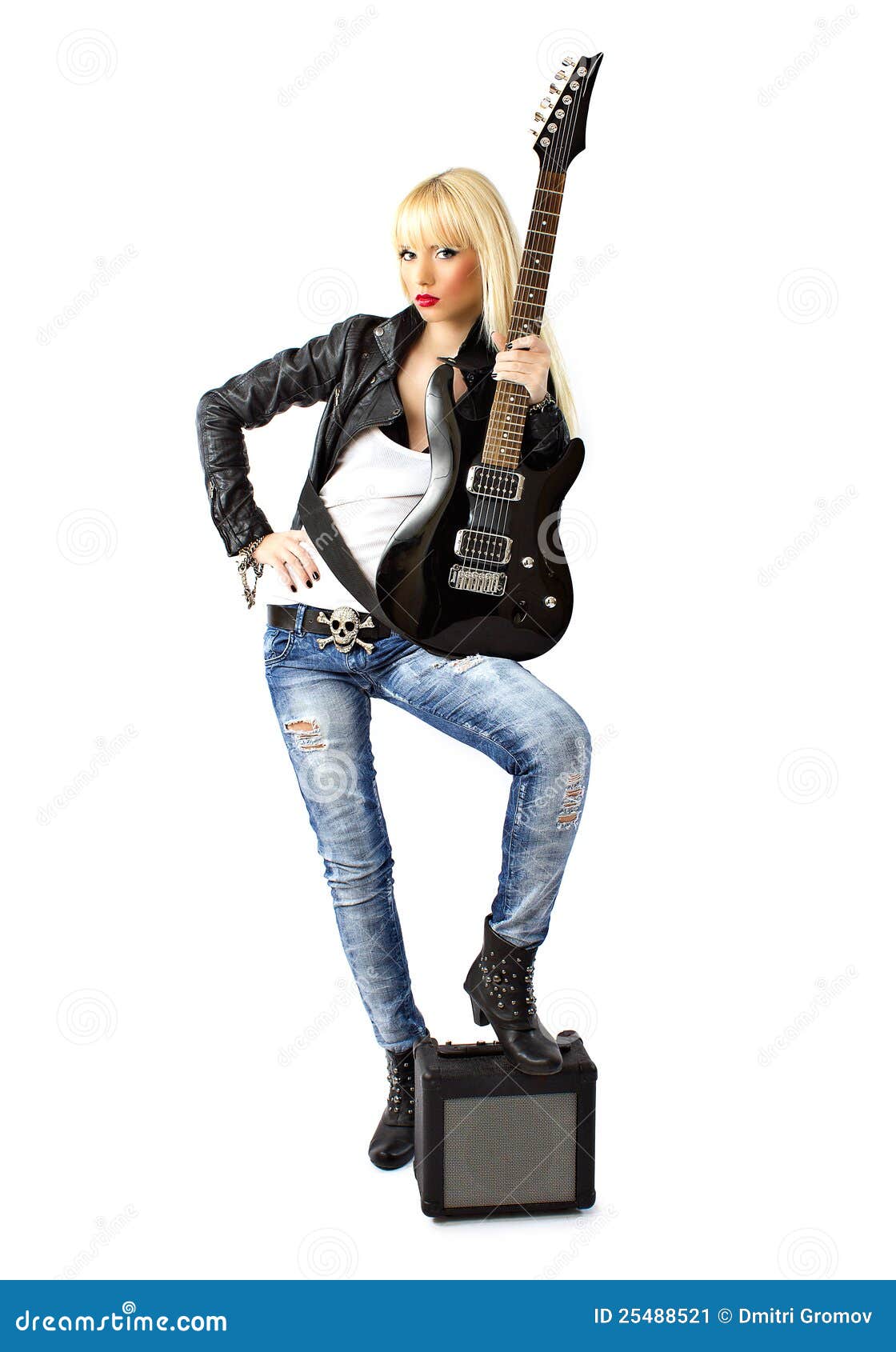 Female Punk Rock Band Stock Photography CartoonDealer 14857478 fille-heavy-metal-heavy-metal-girl-rocker-girl-rocker-chick-guitar