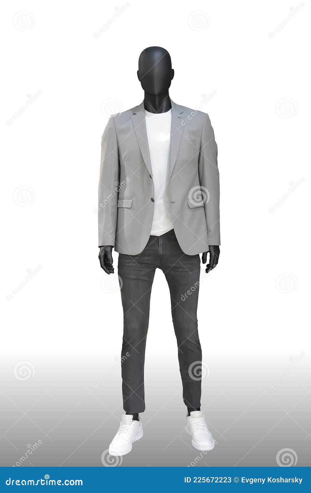 black white male clothing mannequin full